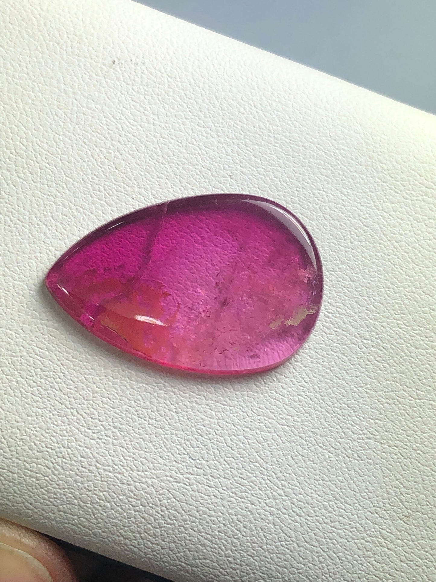 Natural Hot pink tourmaline cabochon 14.80 carat