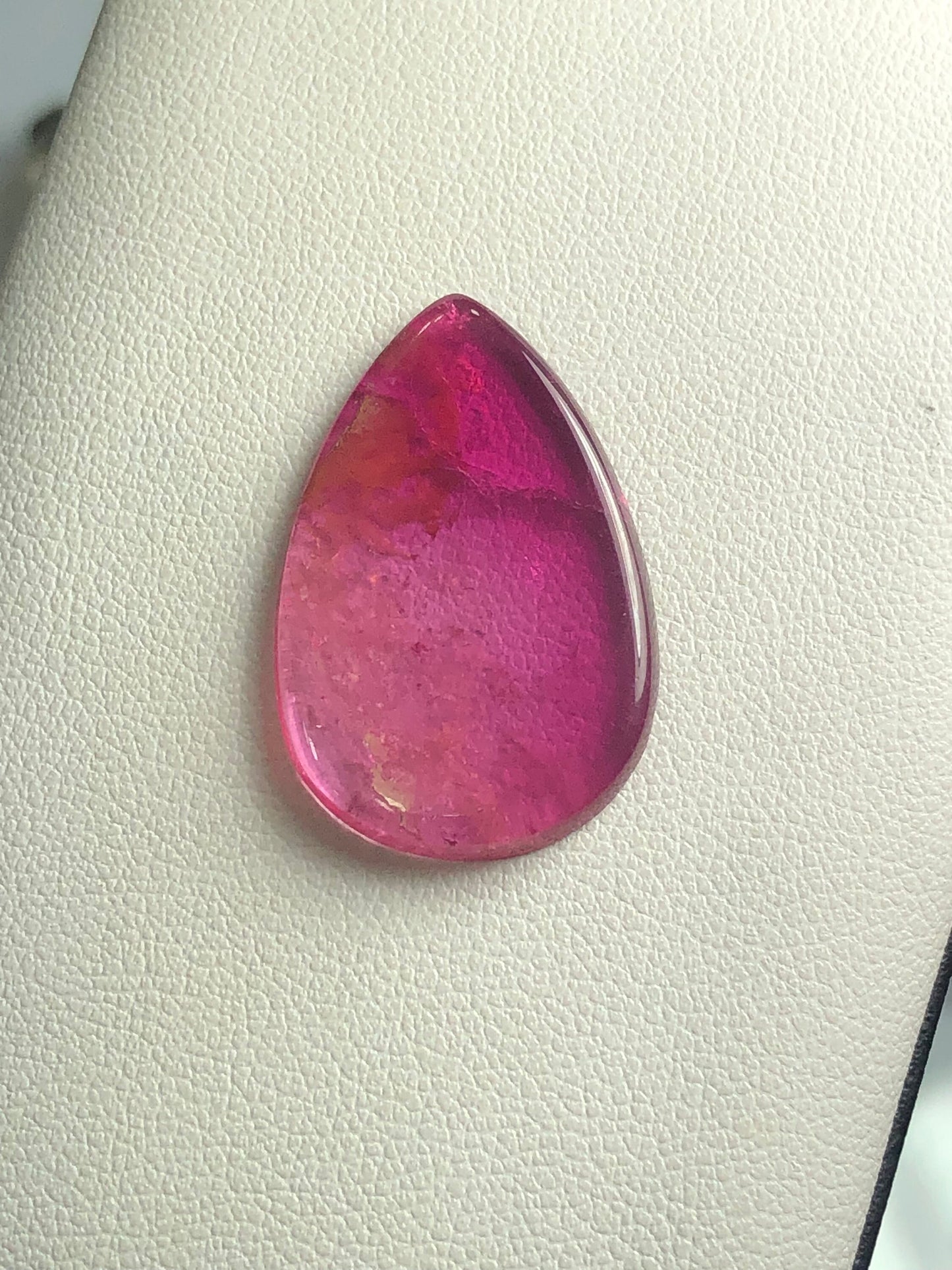 Natural Hot pink tourmaline cabochon 14.80 carat