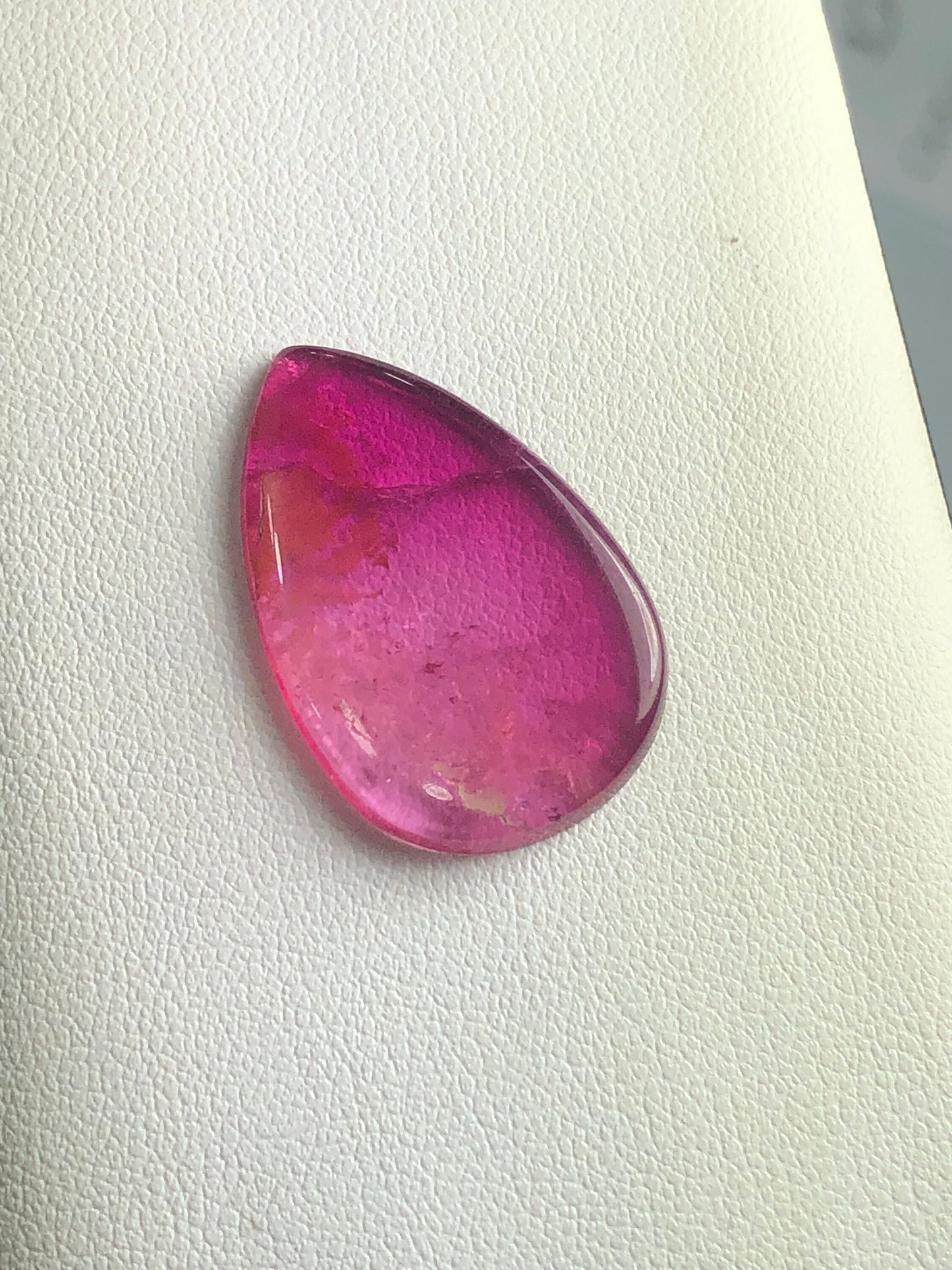 Natural Hot pink tourmaline cabochon 14.80 carat