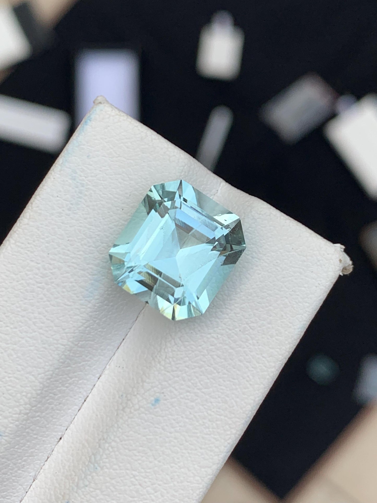 8.80 ct aquamarine faceted 13*12*9mm