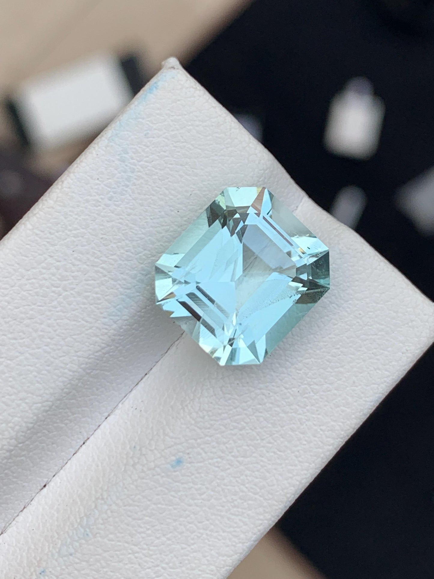 8.80 ct aquamarine faceted 13*12*9mm