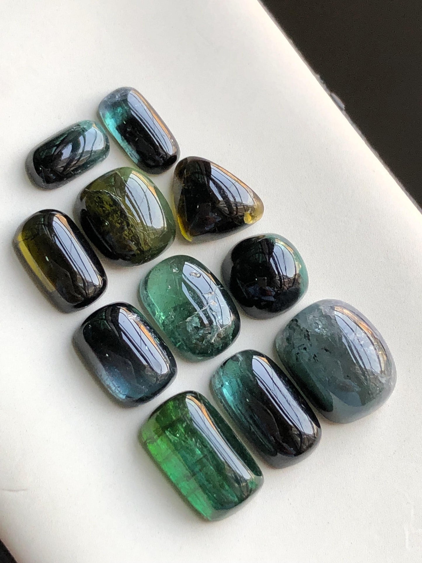 53 carats Tourmaline cabochons lot origin Afghanistan kunar mine