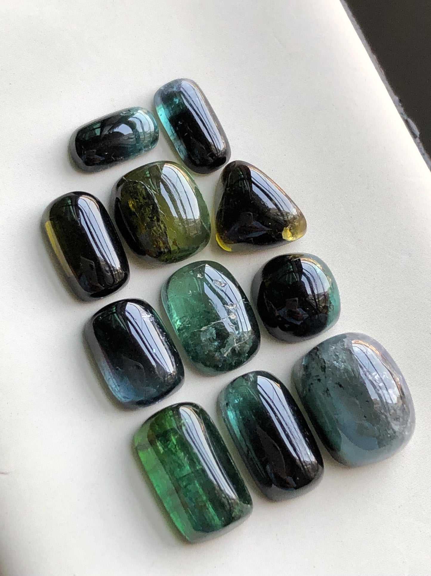 53 carats Tourmaline cabochons lot origin Afghanistan kunar mine