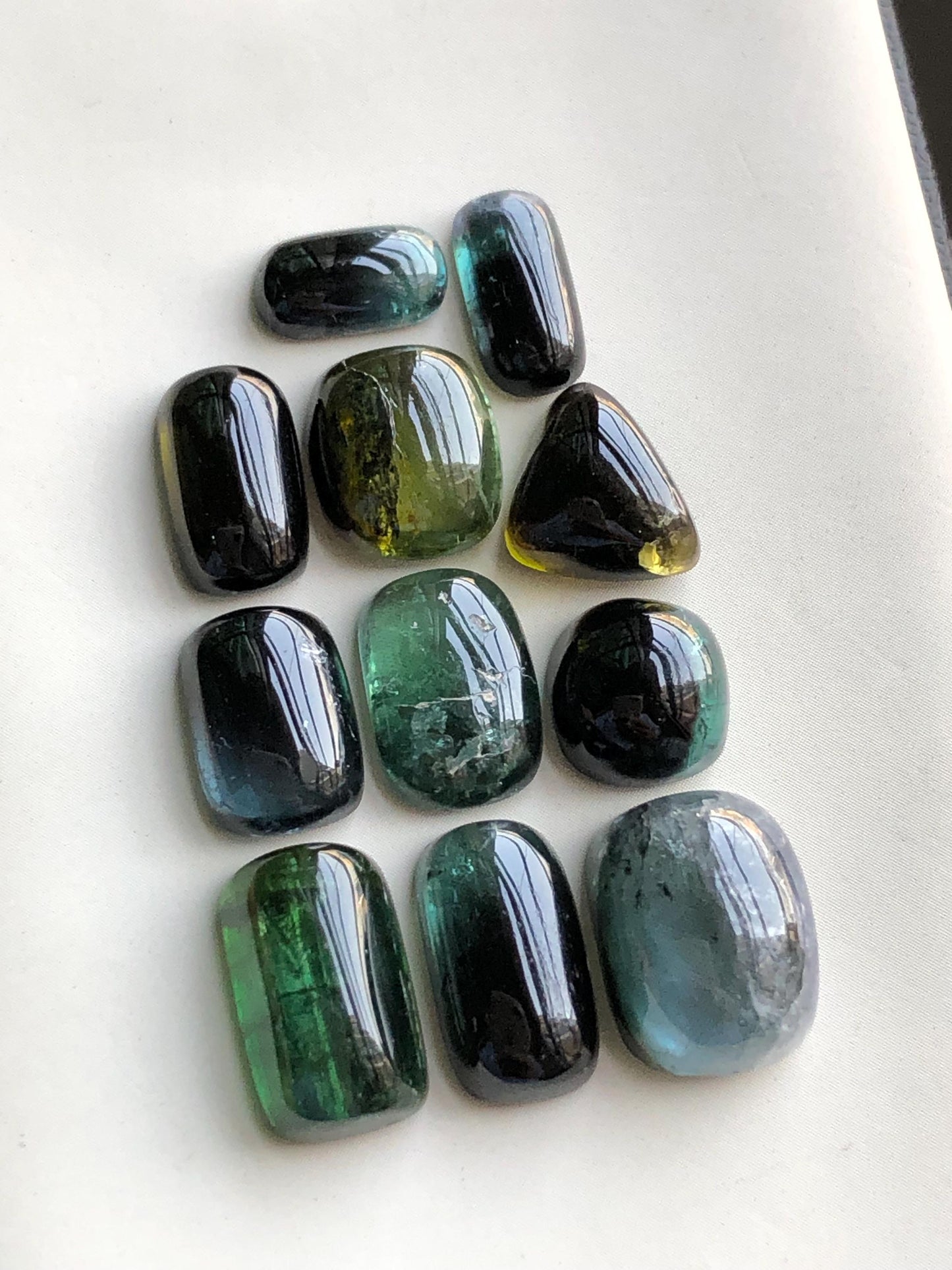 53 carats Tourmaline cabochons lot origin Afghanistan kunar mine