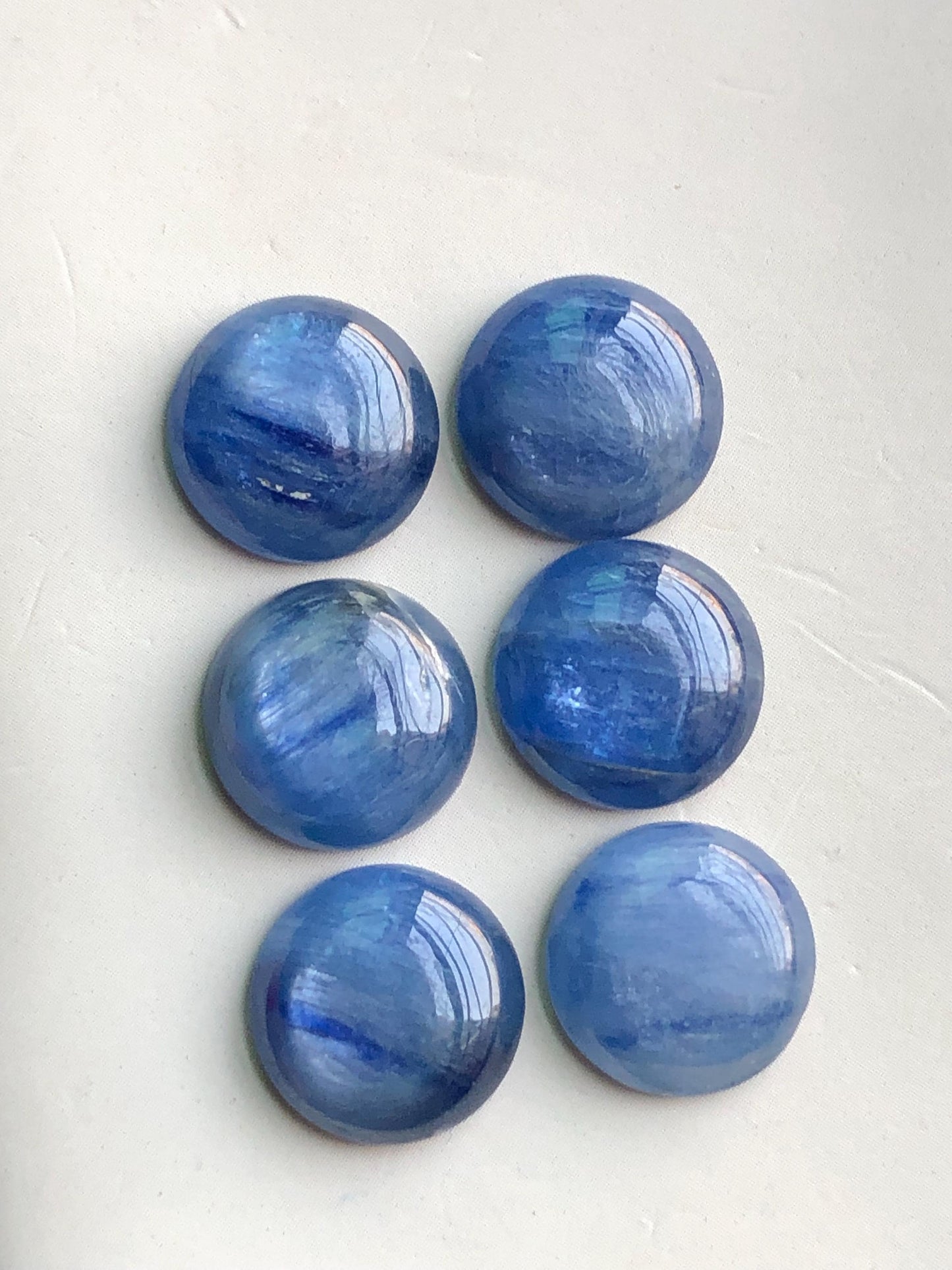 36.90 carats Kyanite cabochons pairs