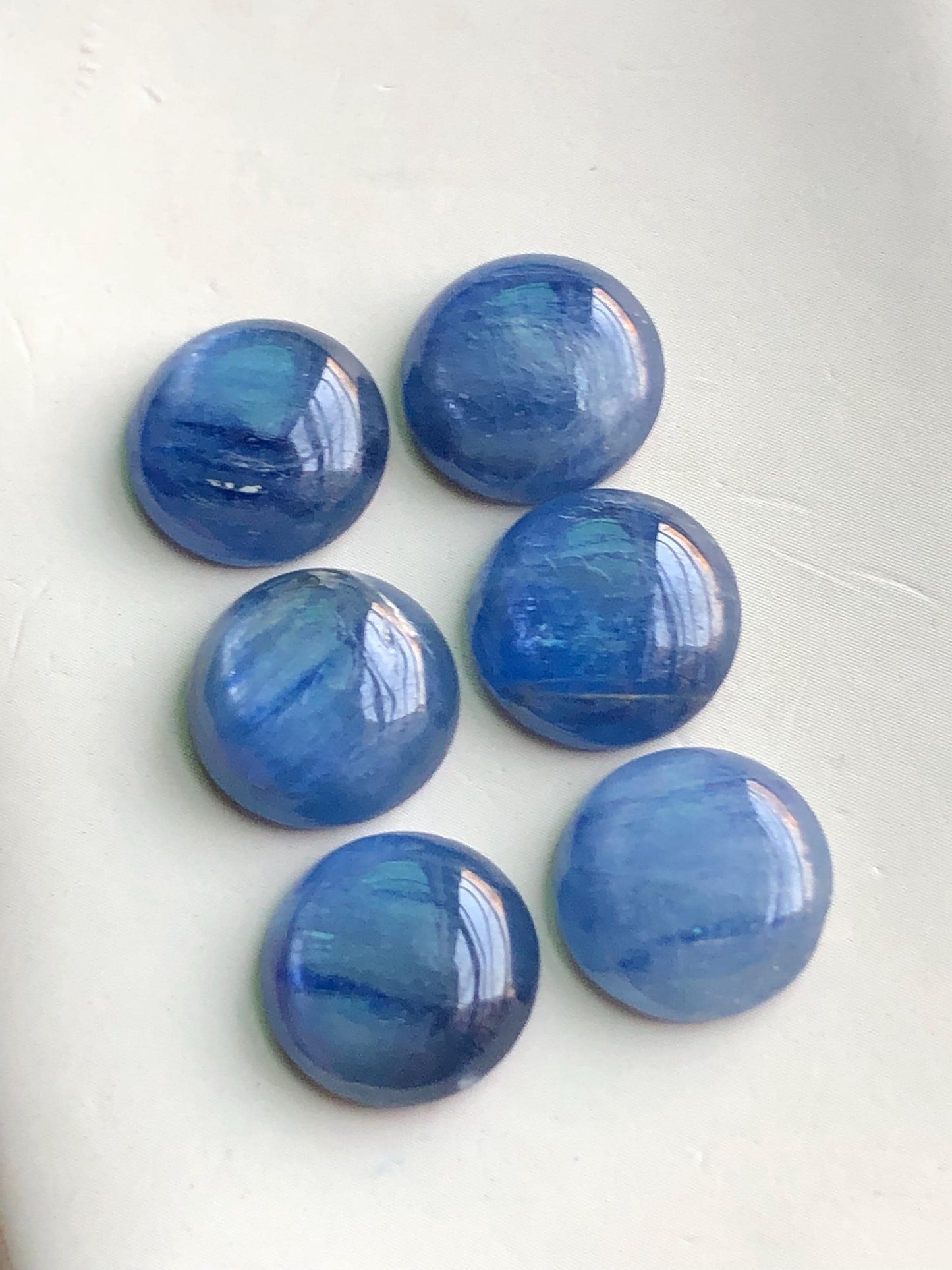 36.90 carats Kyanite cabochons pairs