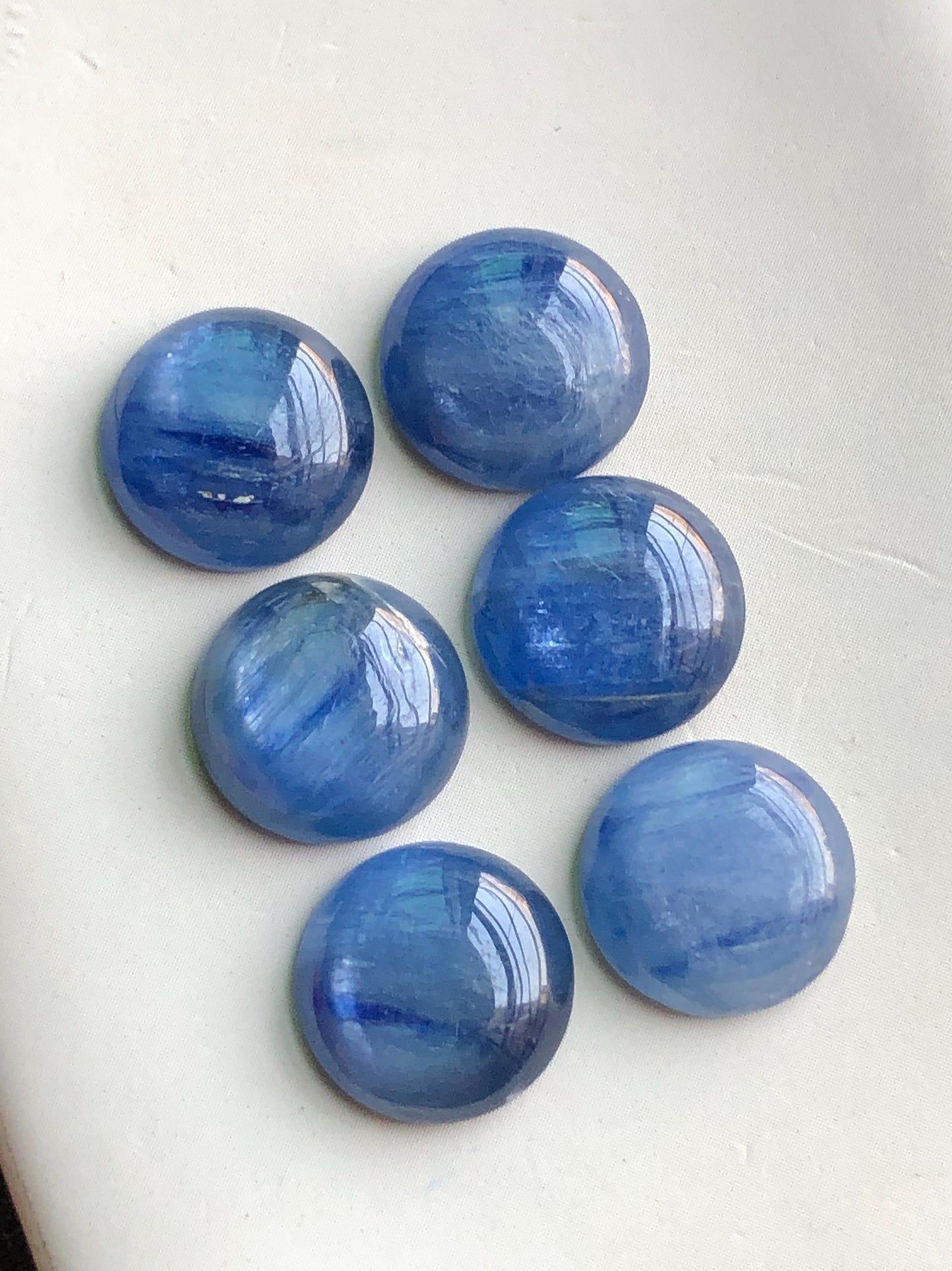 36.90 carats Kyanite cabochons pairs