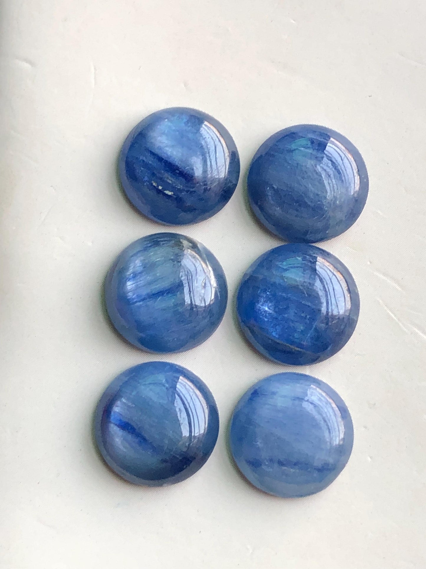 36.90 carats Kyanite cabochons pairs