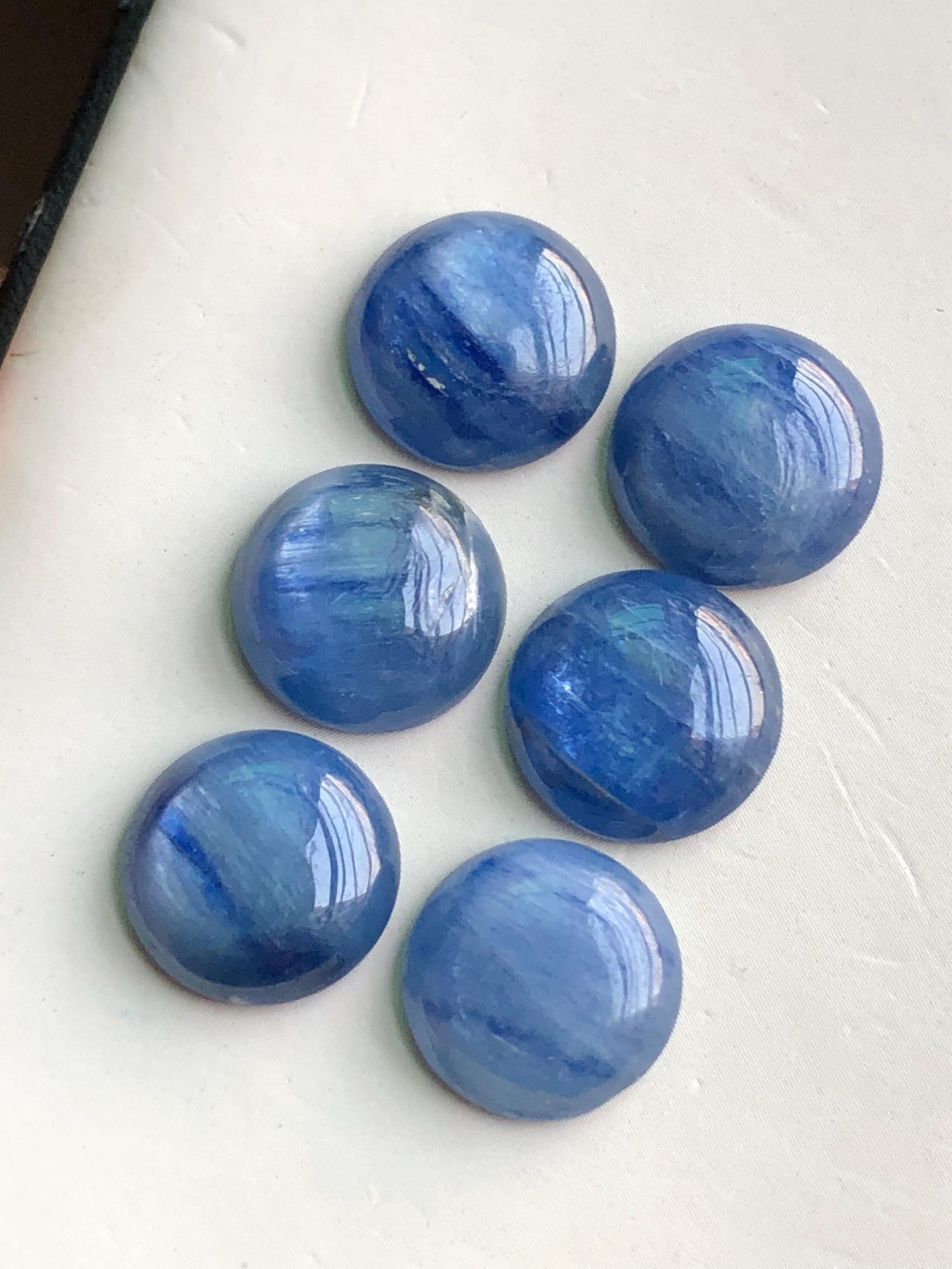 36.90 carats Kyanite cabochons pairs