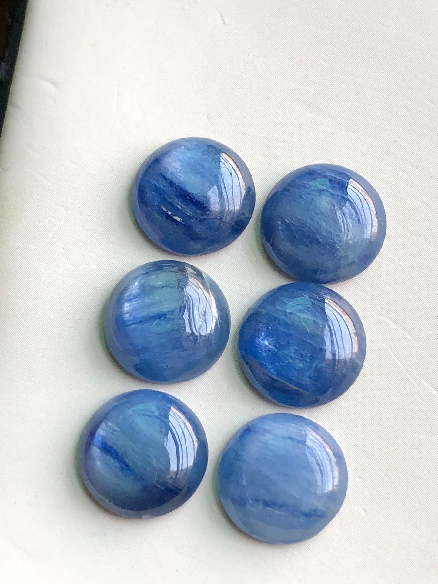 36.90 carats Kyanite cabochons pairs