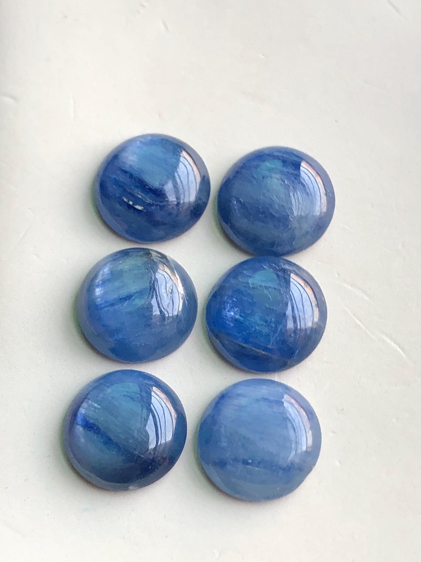 36.90 carats Kyanite cabochons pairs