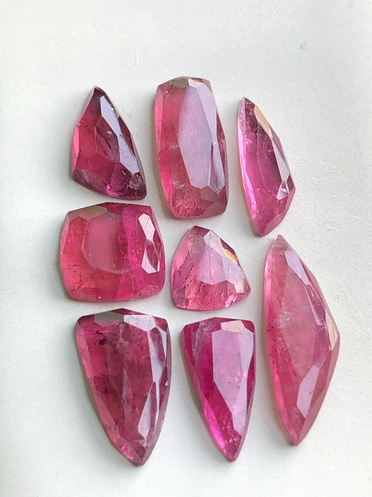 41.80 carats Pink tourmaline rose cuts lot origin Afghanistan