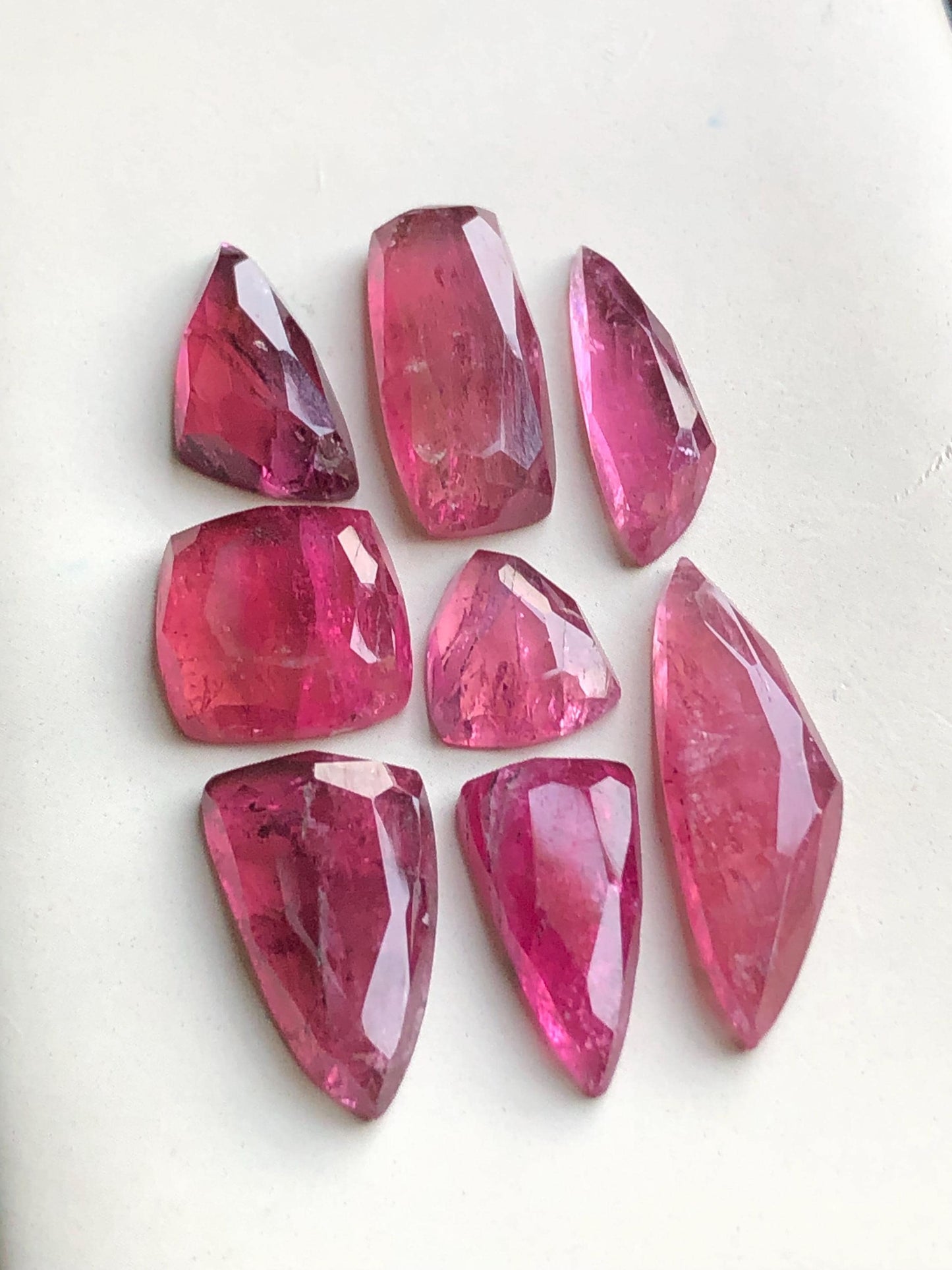 41.80 carats Pink tourmaline rose cuts lot origin Afghanistan