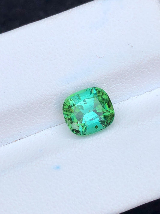 2.20 carat Green tourmaline origin Afghanistan