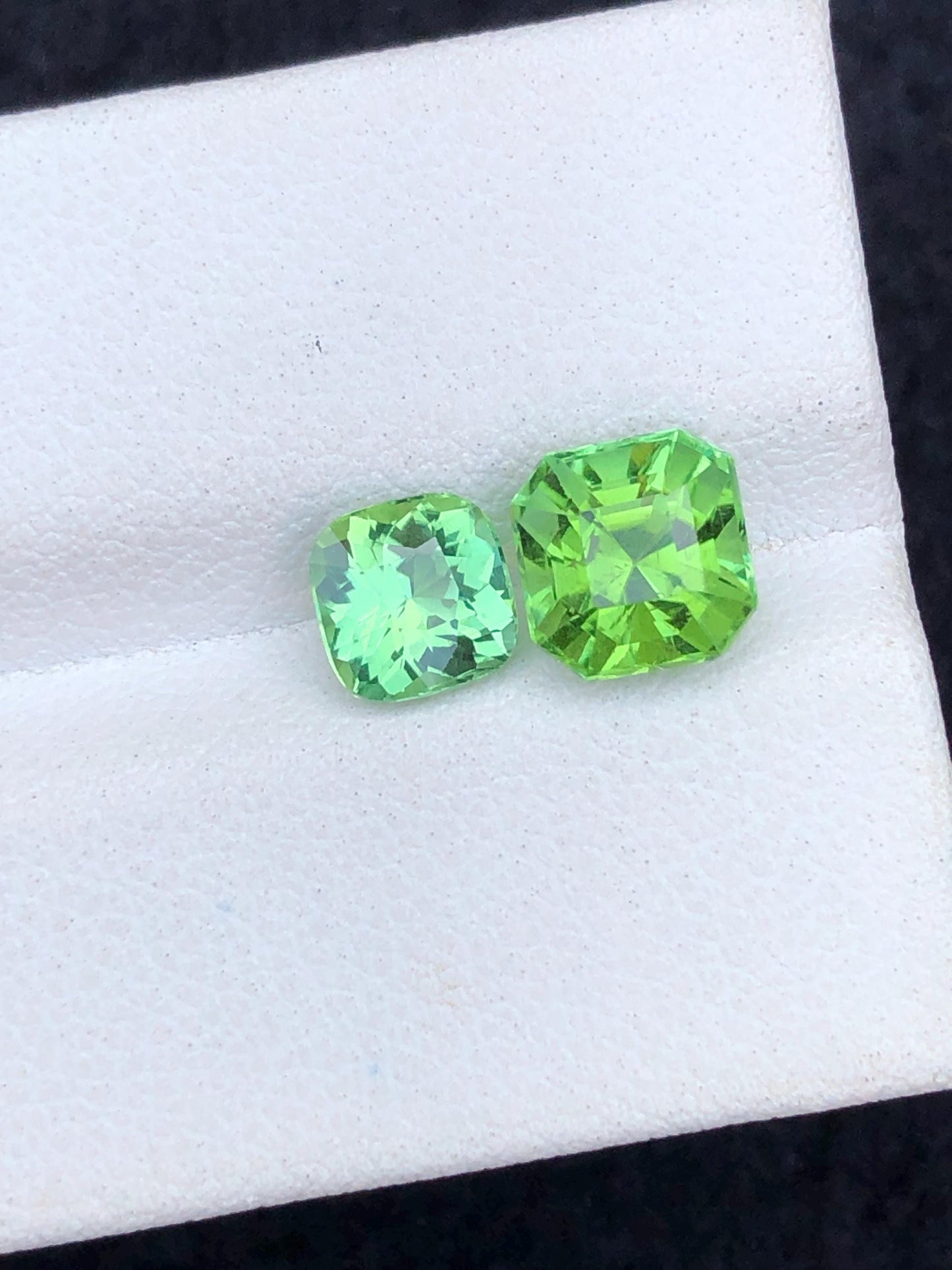 3 carats Green tourmaline origin Afghanistan