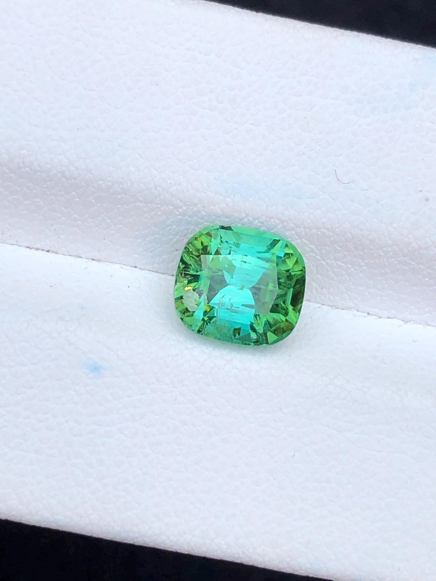 2.20 carat Green tourmaline origin Afghanistan