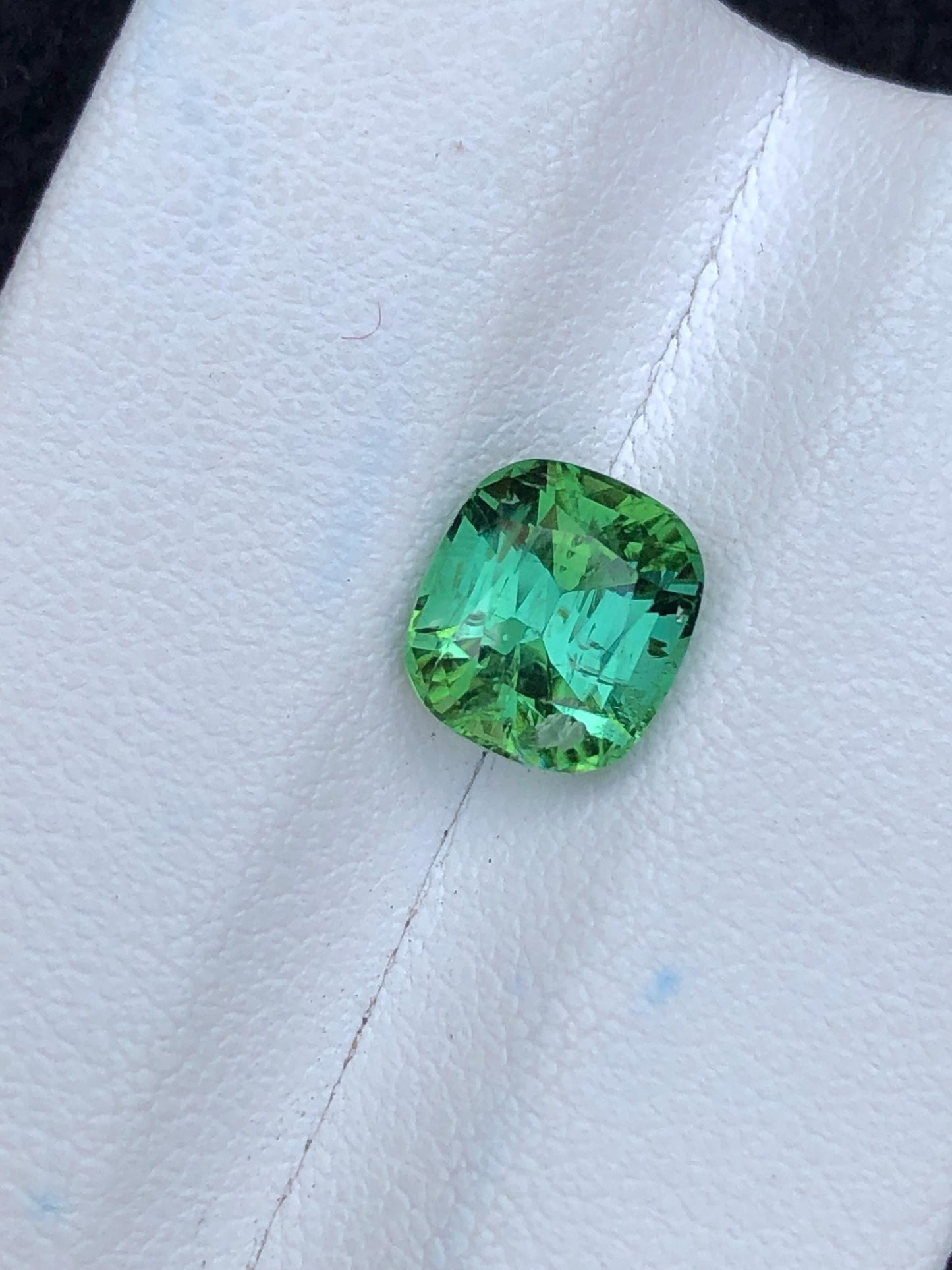 2.20 carat Green tourmaline origin Afghanistan