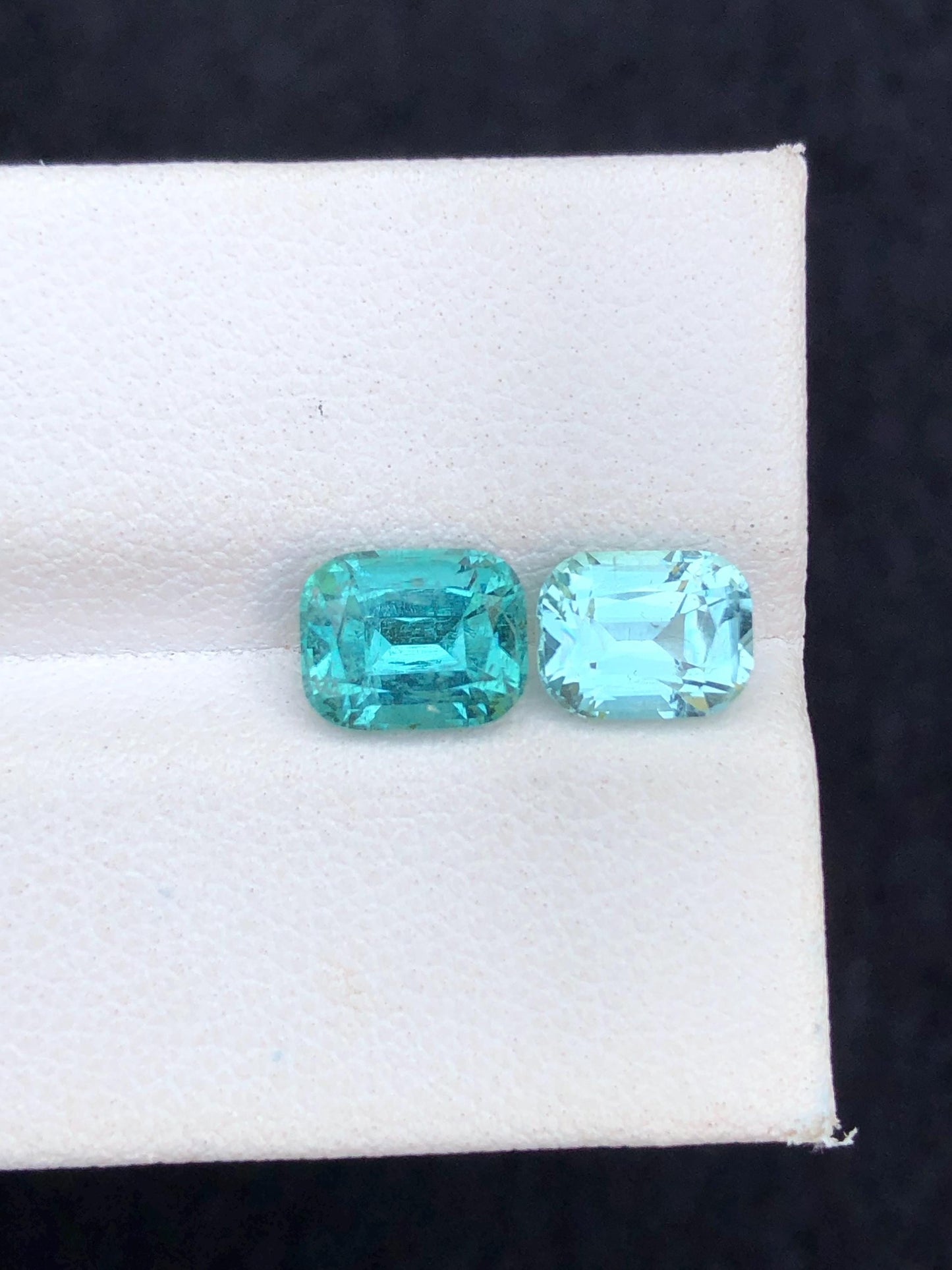 3 carats Bright blue tourmaline origin Afghanistan