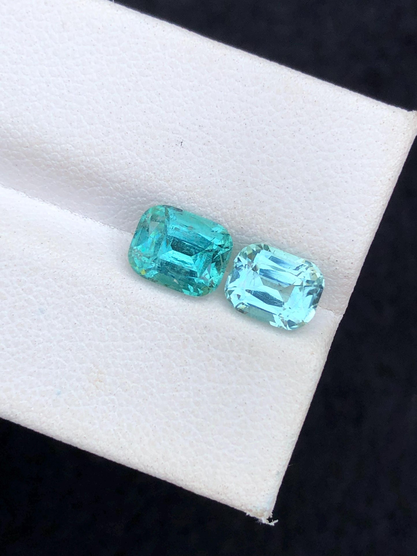 3 carats Bright blue tourmaline origin Afghanistan