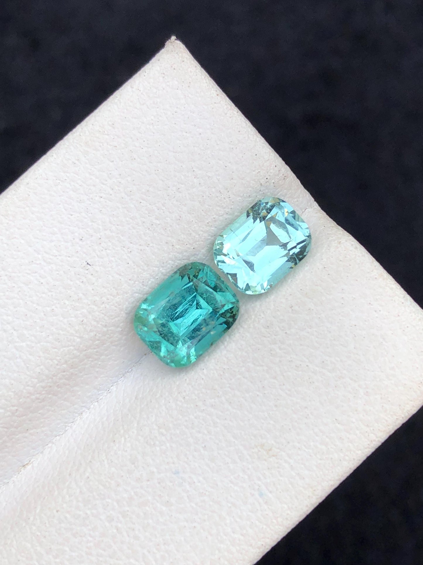 3 carats Bright blue tourmaline origin Afghanistan