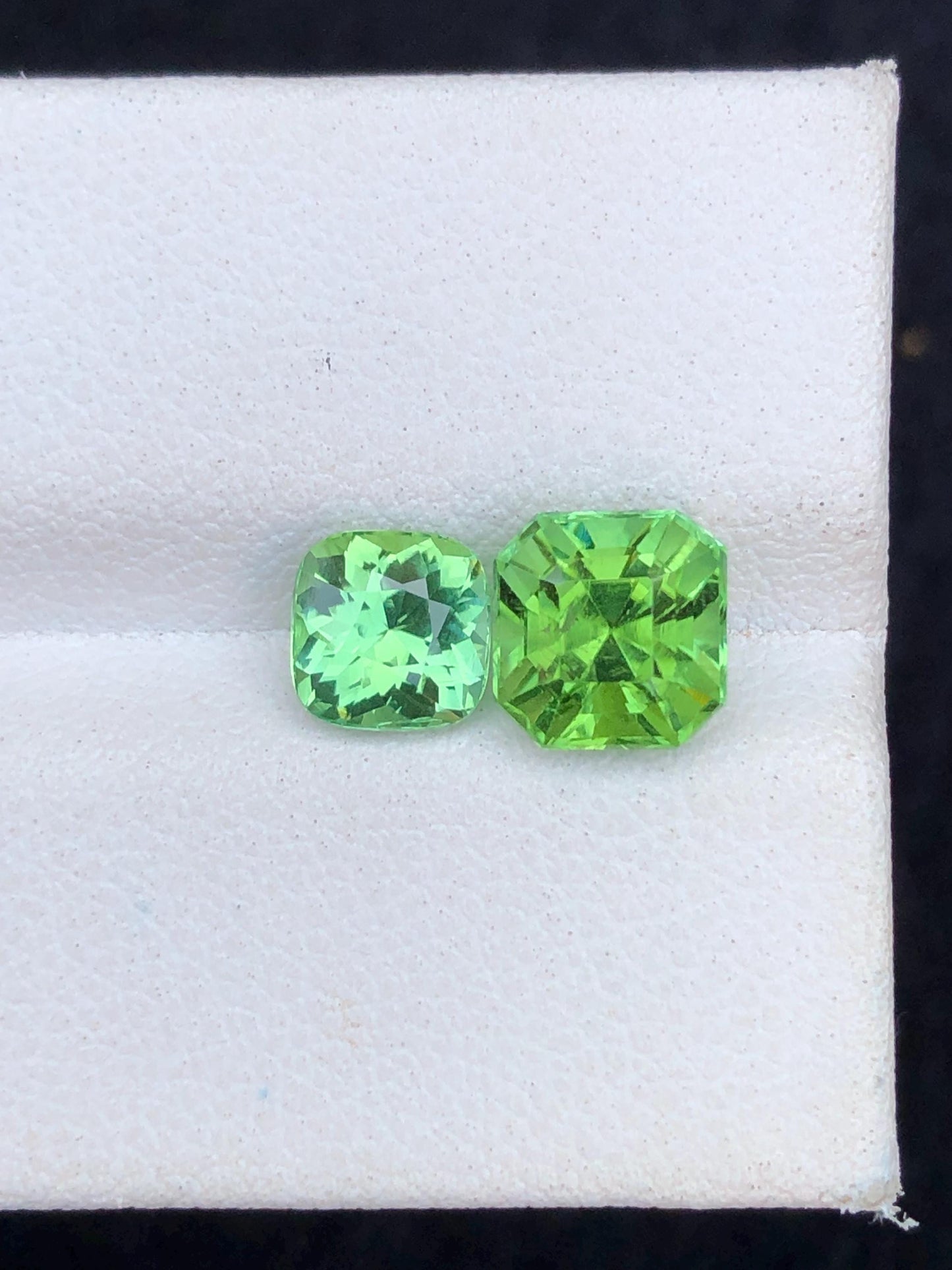 3 carats Green tourmaline origin Afghanistan