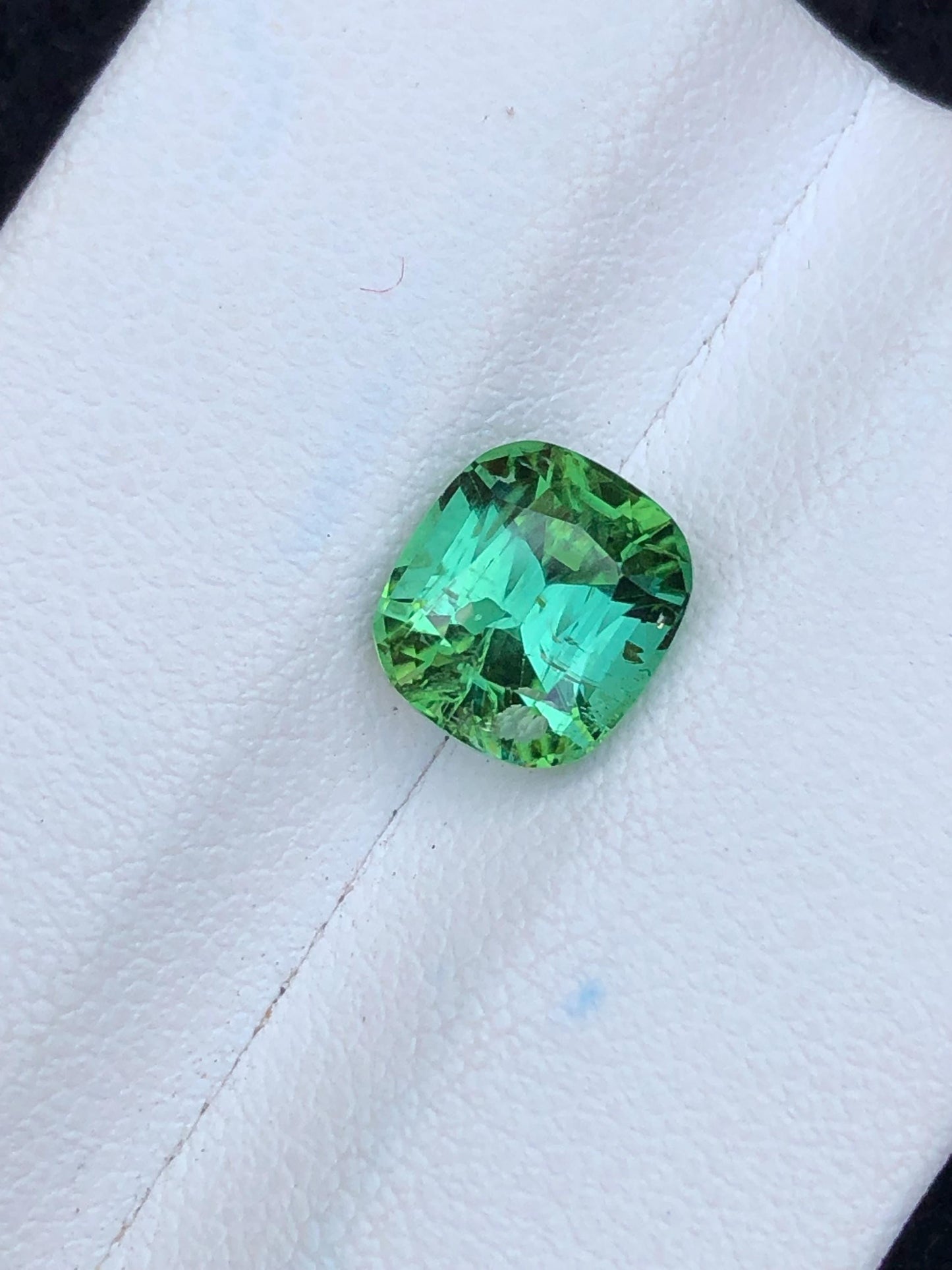 2.20 carat Green tourmaline origin Afghanistan