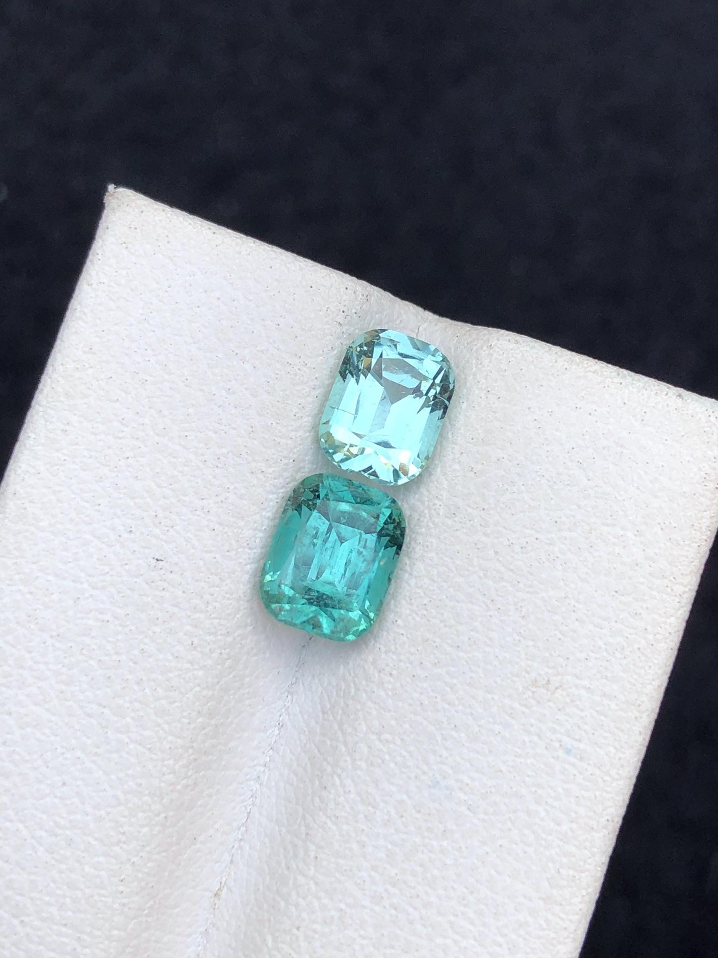 3 carats Bright blue tourmaline origin Afghanistan