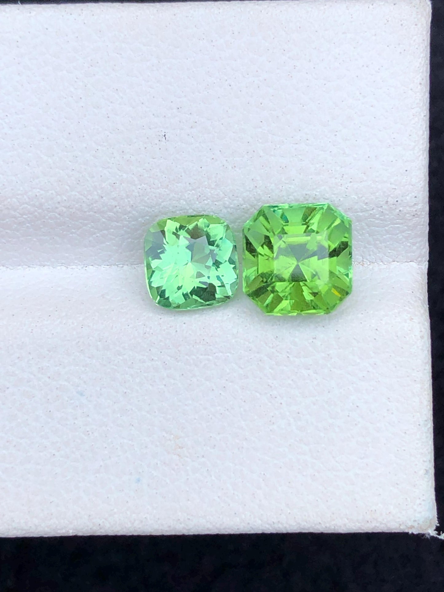 3 carats Green tourmaline origin Afghanistan