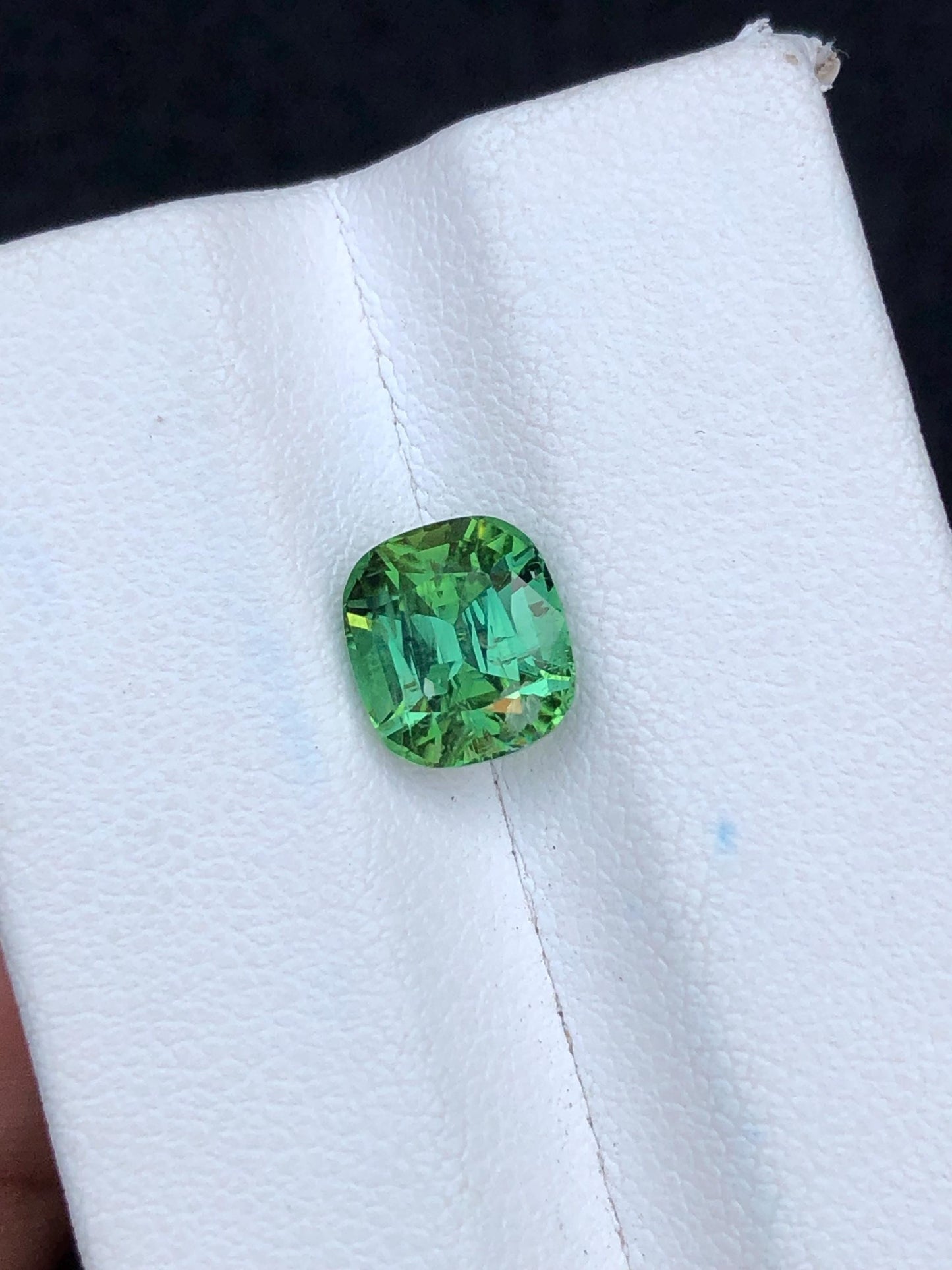 2.20 carat Green tourmaline origin Afghanistan