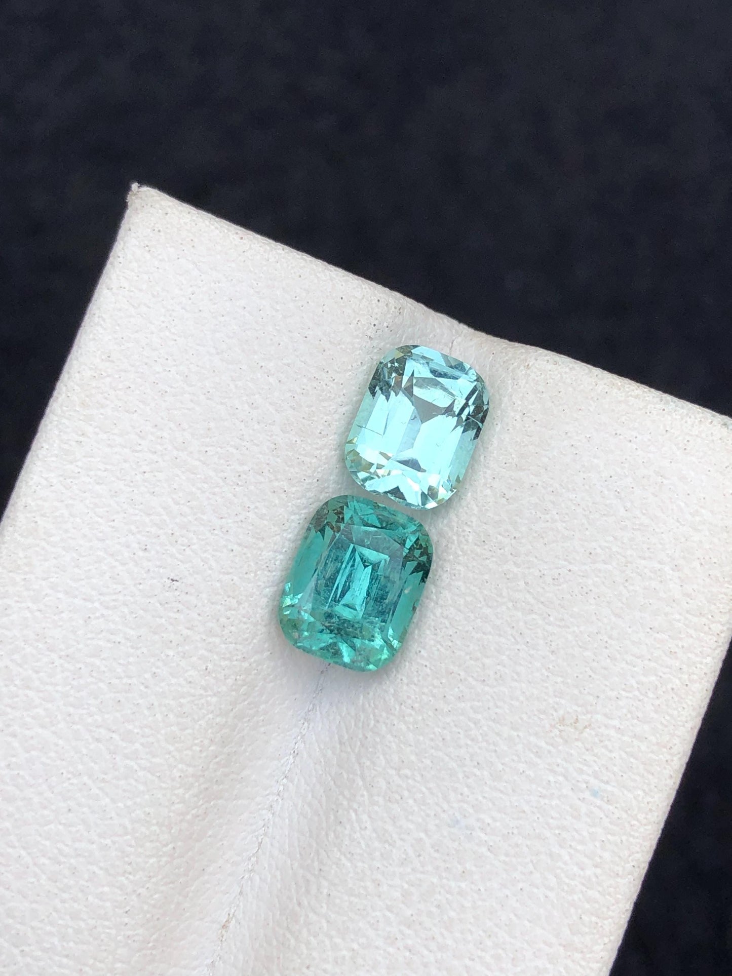 3 carats Bright blue tourmaline origin Afghanistan