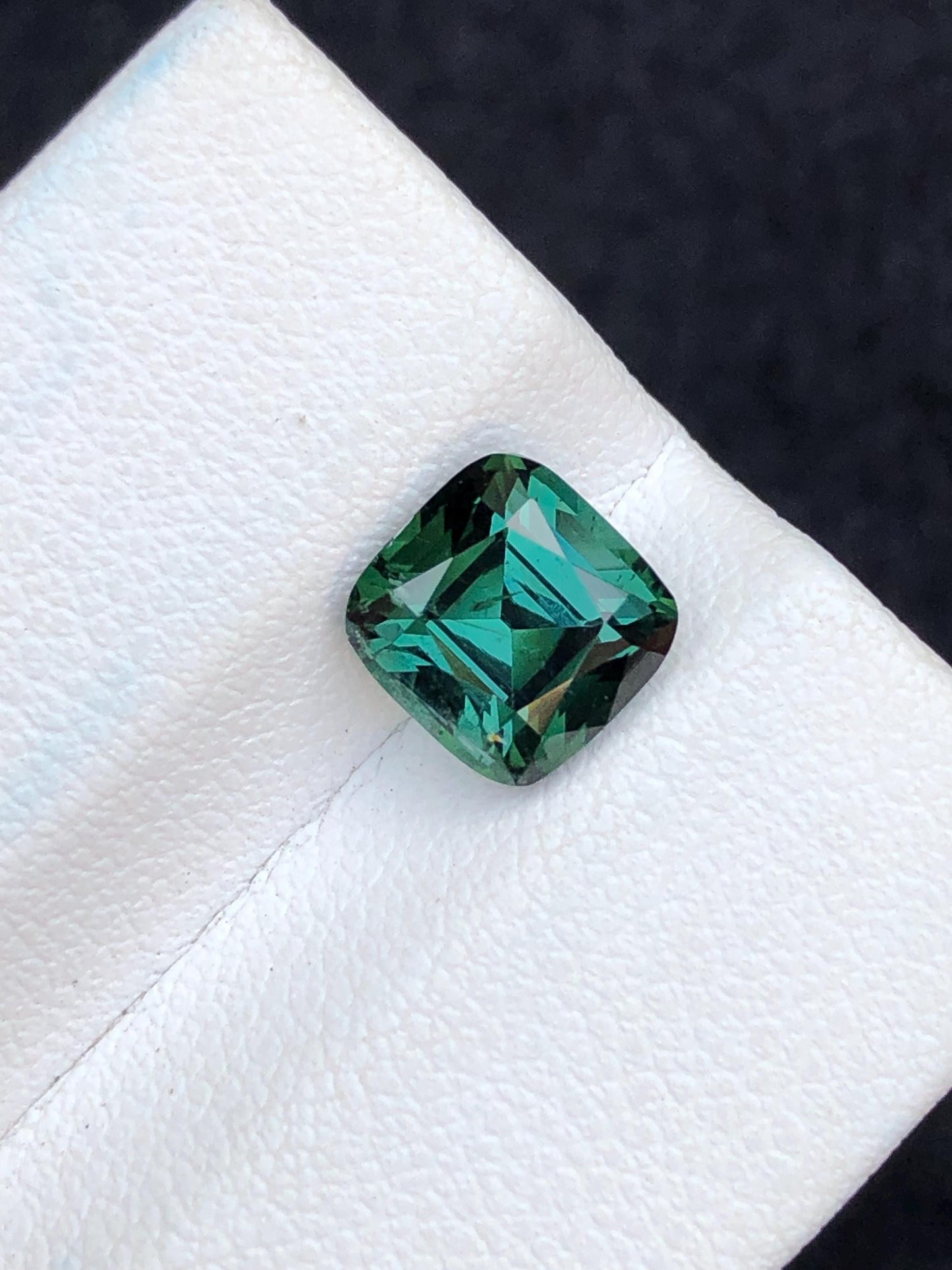 2 carat Green tourmaline origin Afghanistan