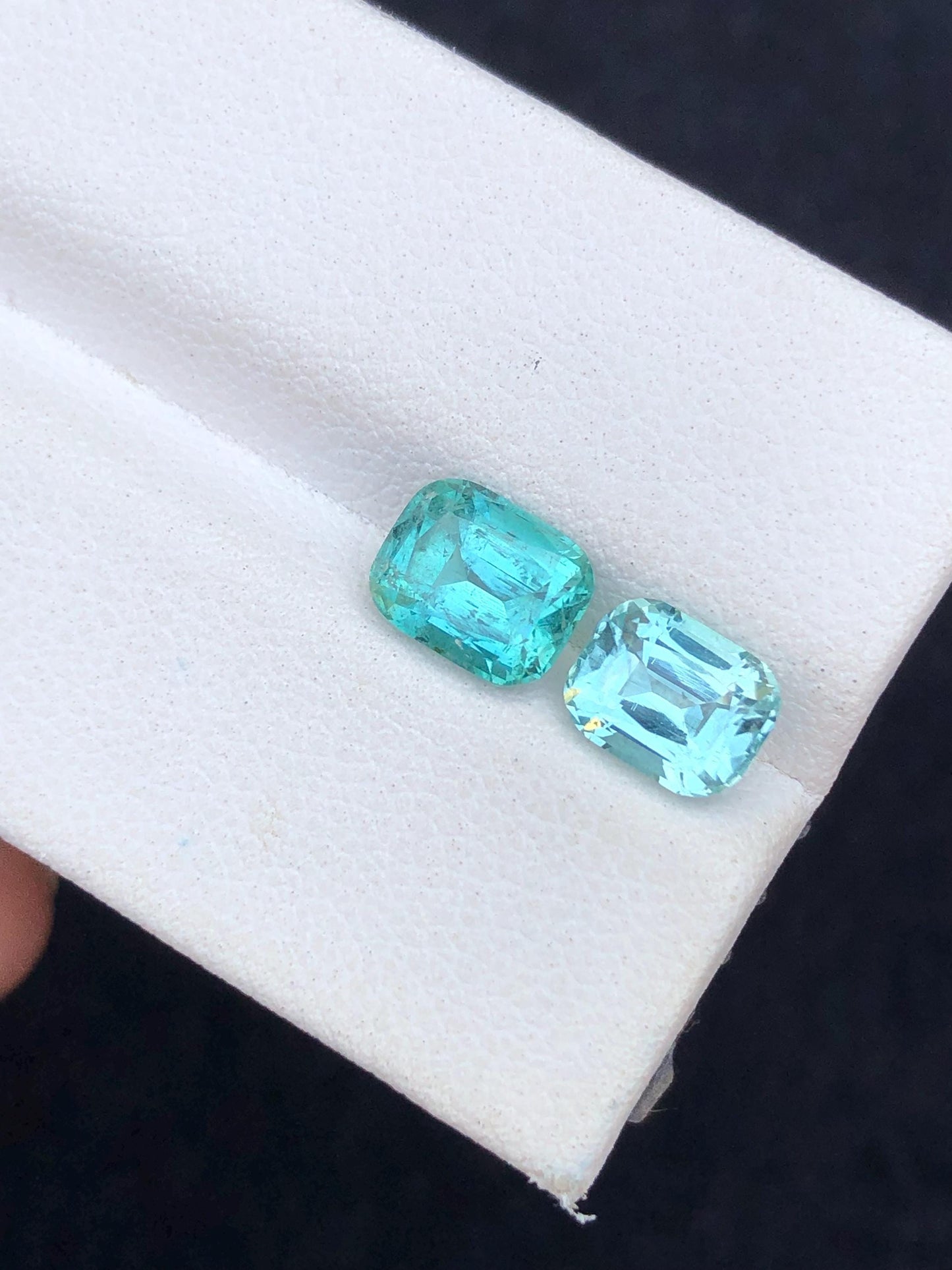 3 carats Bright blue tourmaline origin Afghanistan