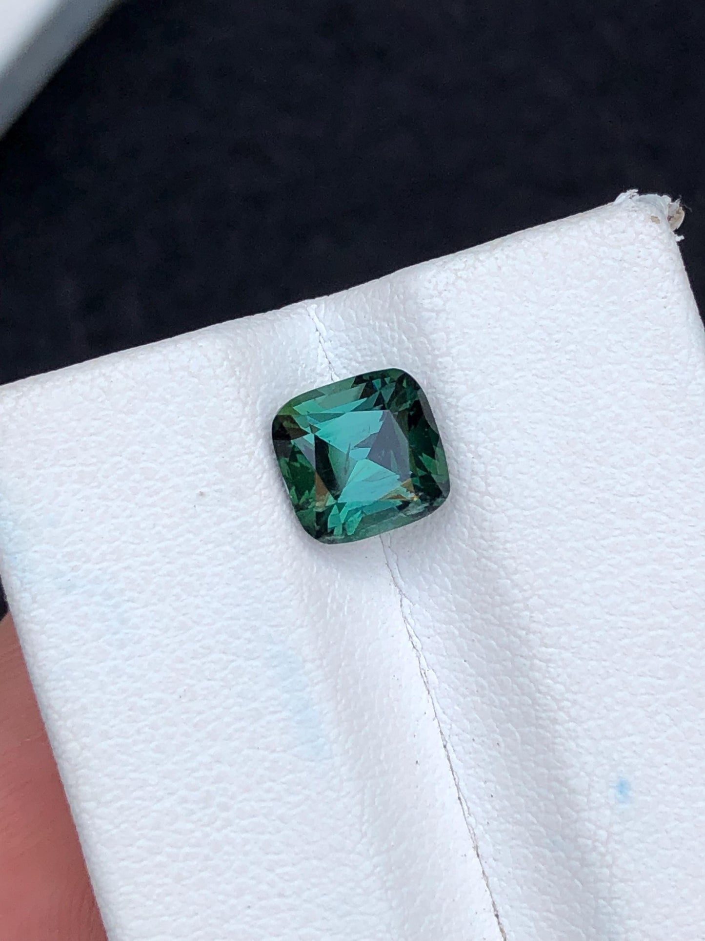 2 carat Green tourmaline origin Afghanistan