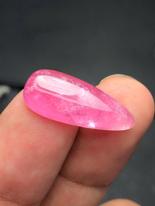 10.50 carat pink tourmaline cabochon