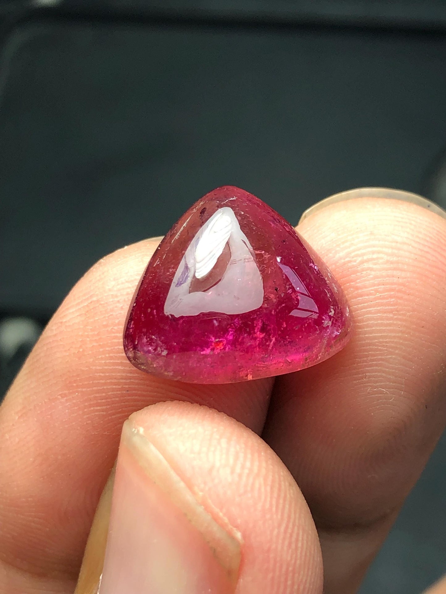 8 carat pink tourmaline cabochon