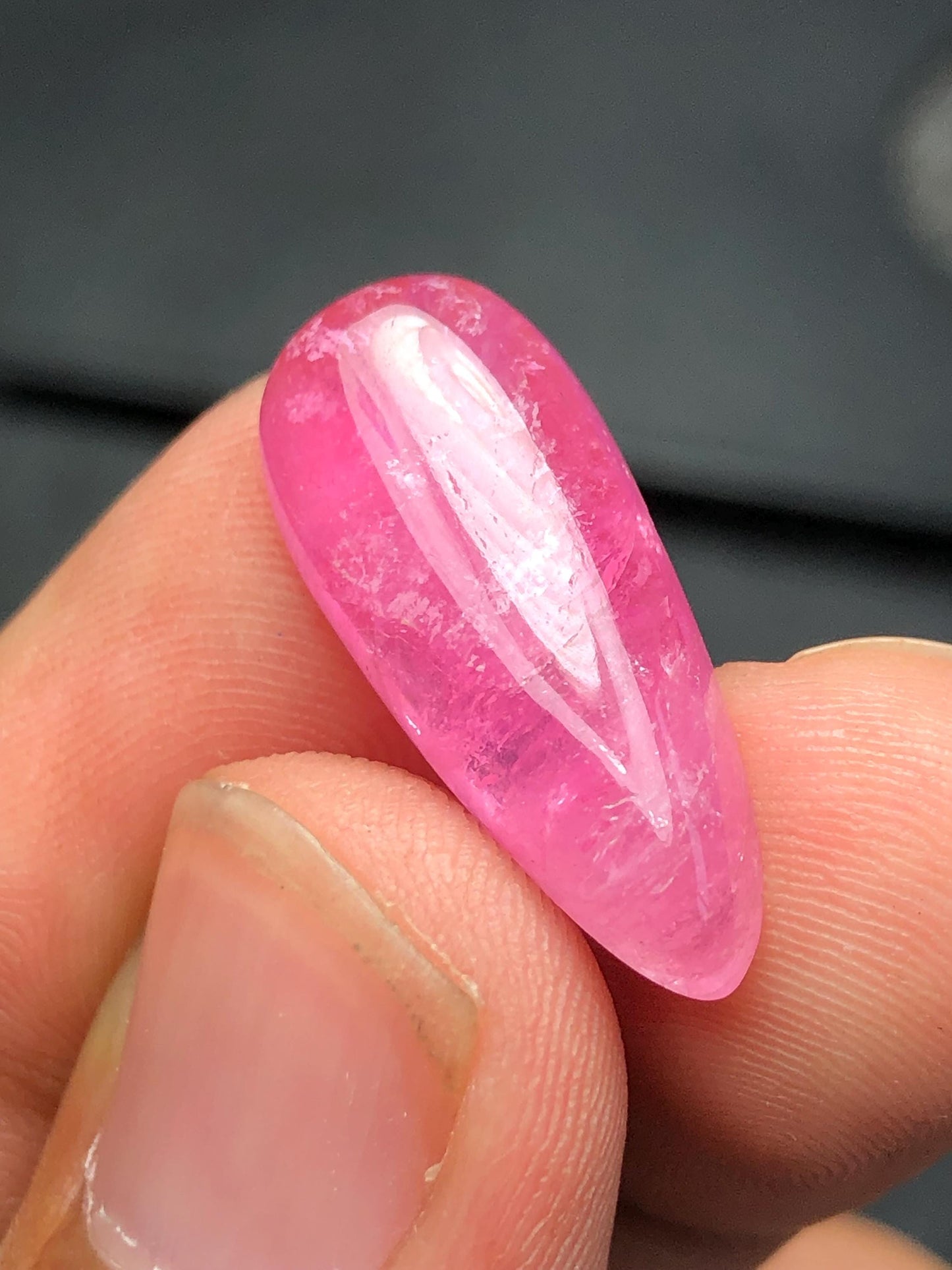 10.50 carat pink tourmaline cabochon