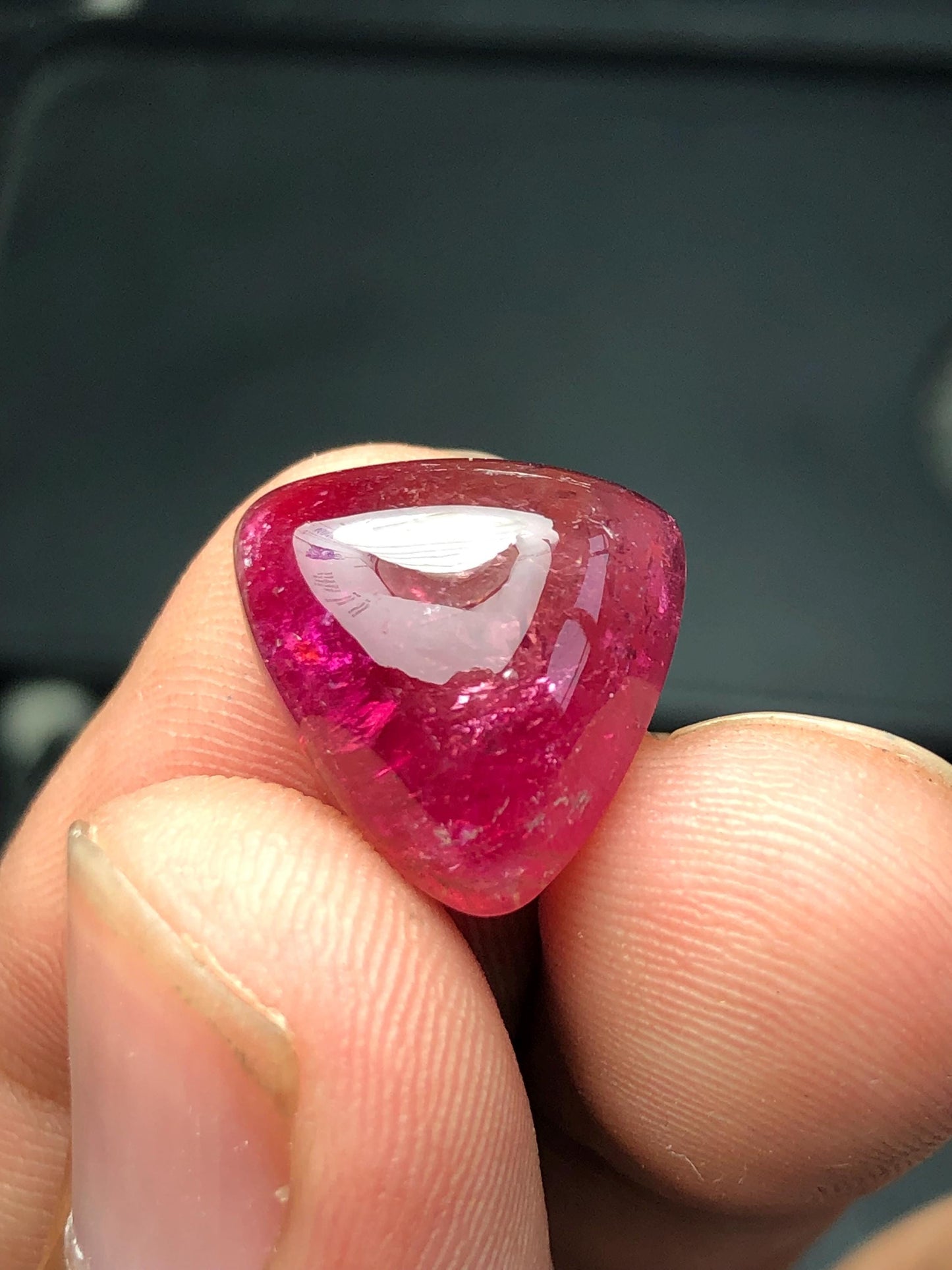 8 carat pink tourmaline cabochon