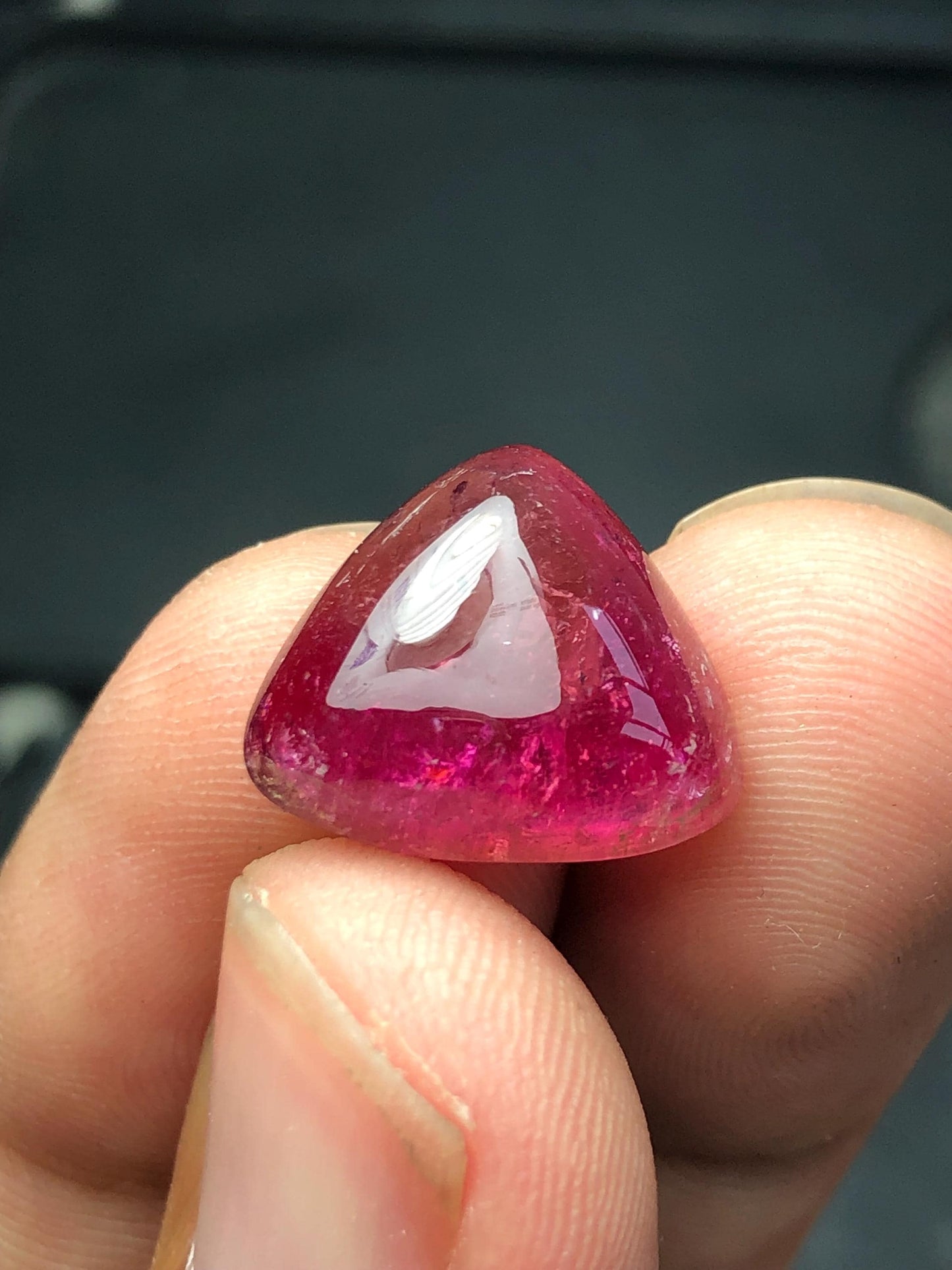 8 carat pink tourmaline cabochon