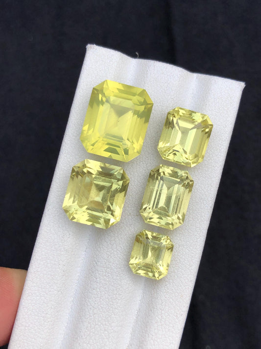 32 carats Faceted Citrine lot