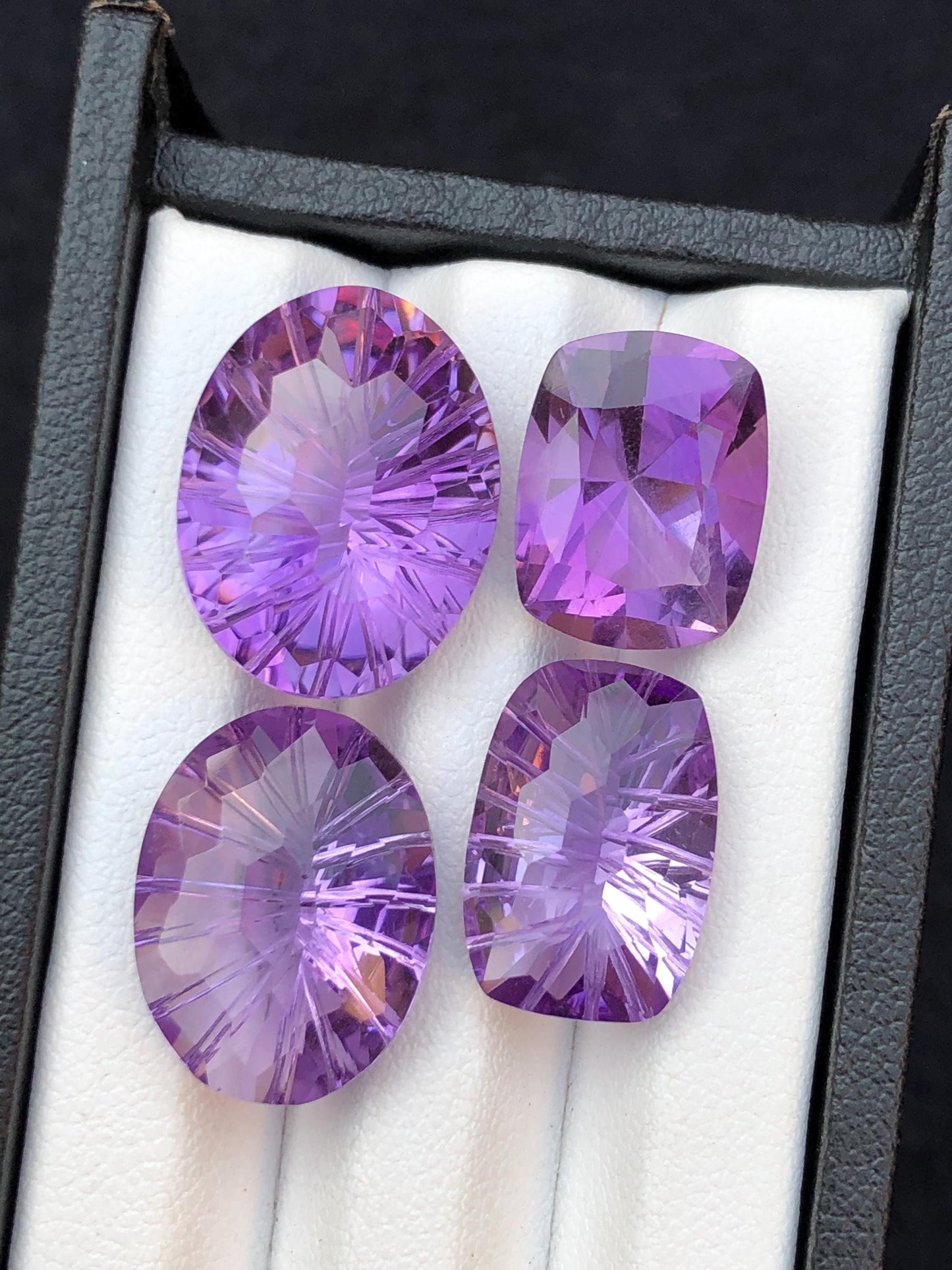 31.50 carats Faceted amythyst lot