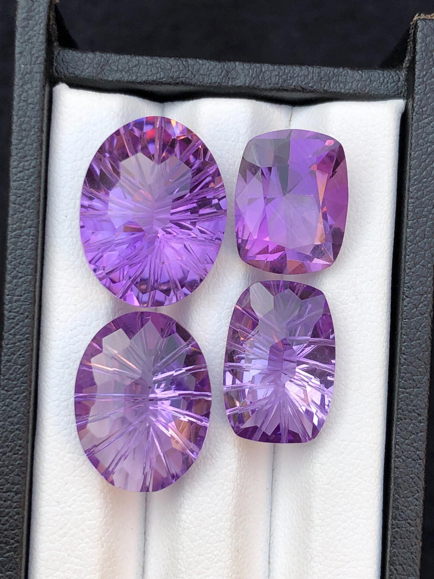 31.50 carats Faceted amythyst lot