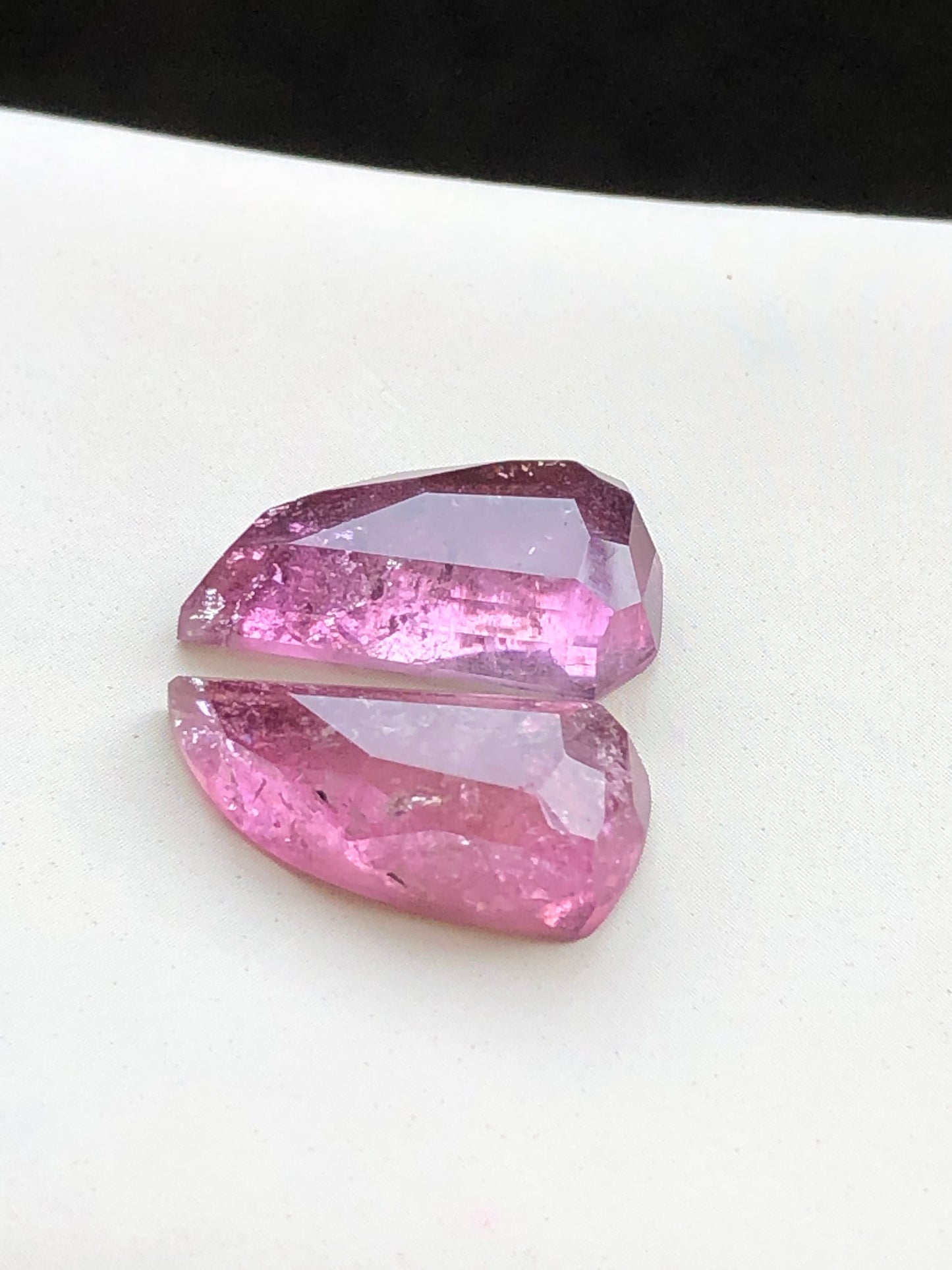 Natural top quality tourmaline pairs rosecuts available for sale