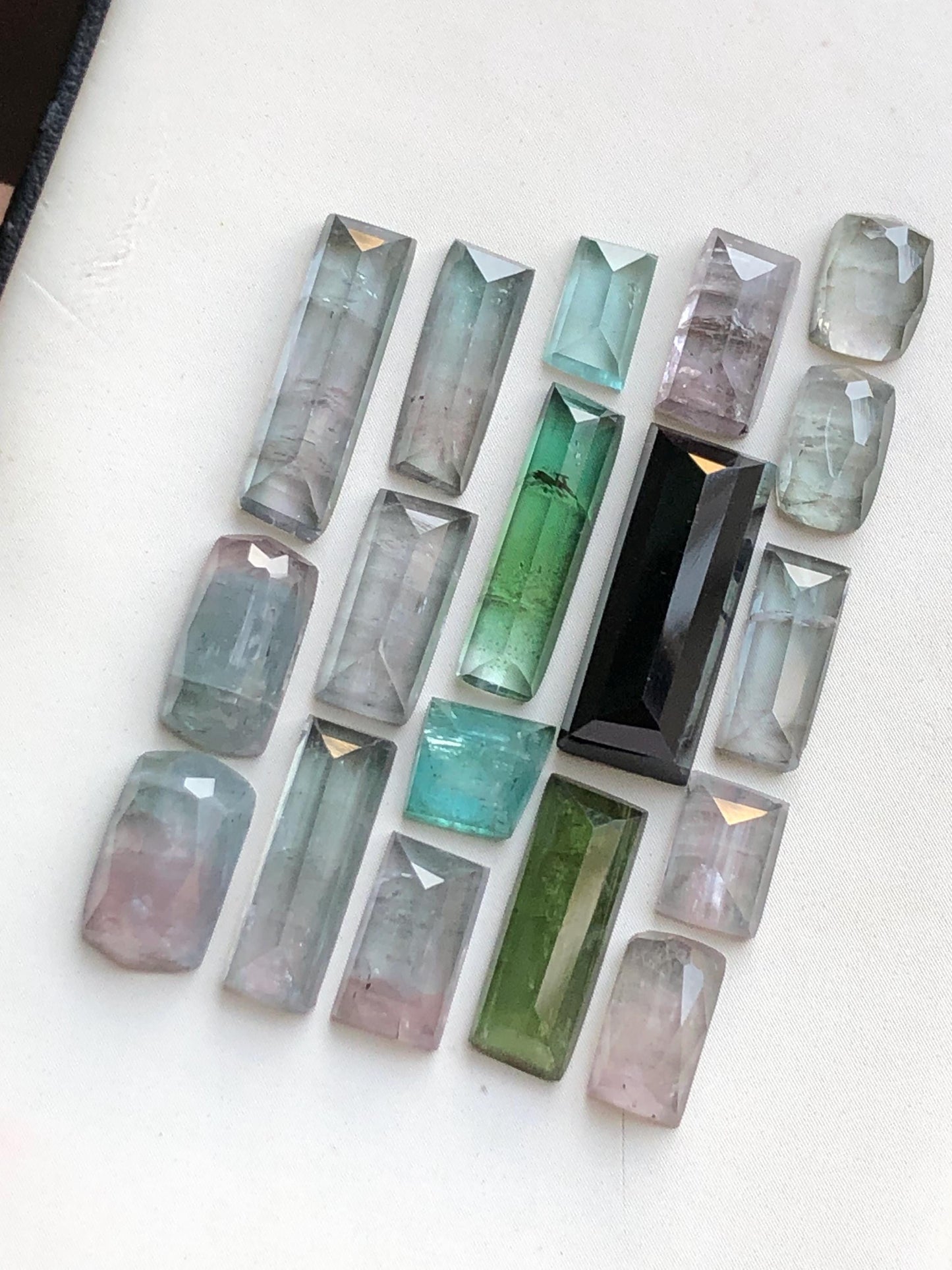 36 carats tourmaline rose cuts lot origin Afghanistan kunar mine