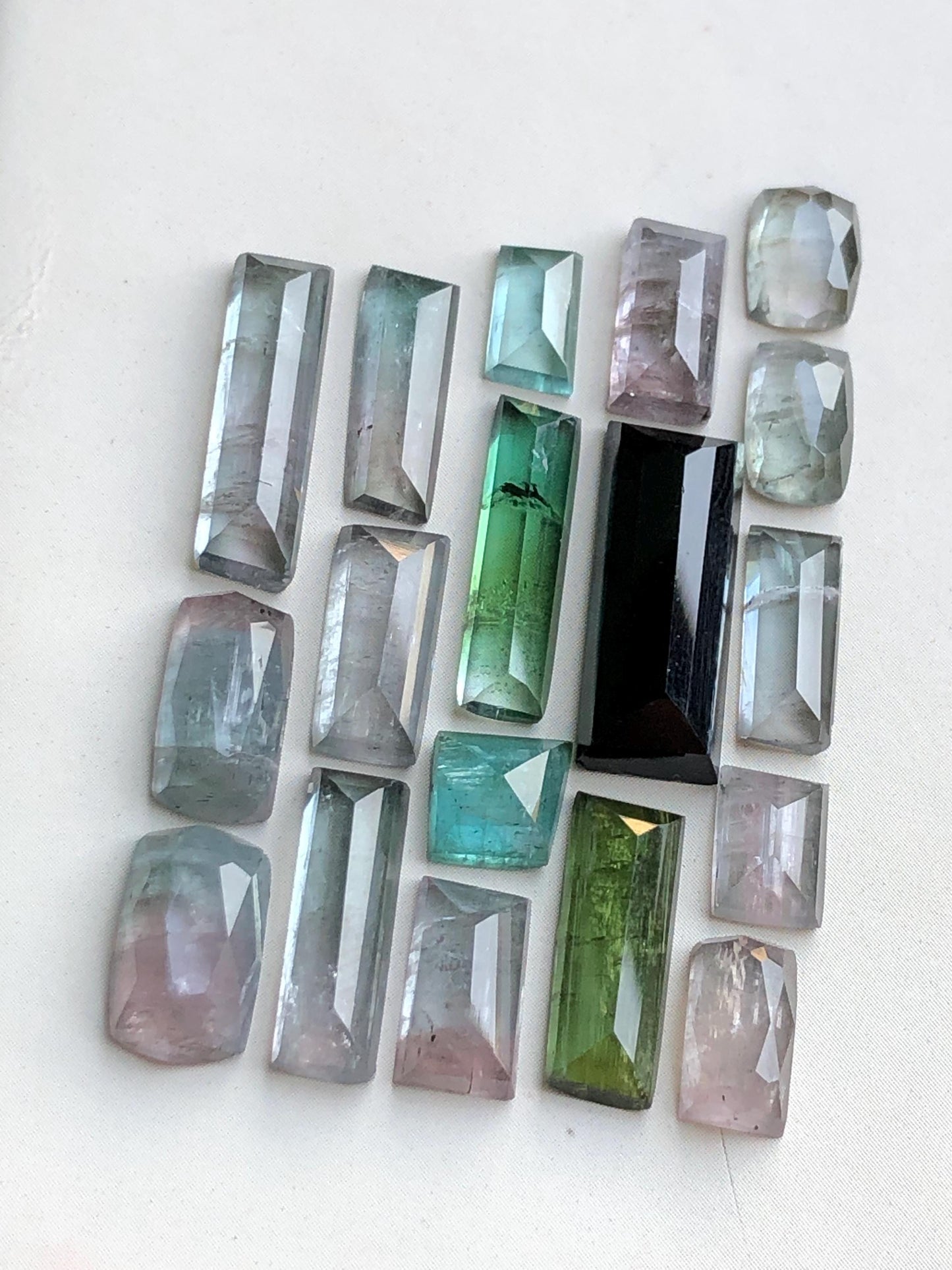 36 carats tourmaline rose cuts lot origin Afghanistan kunar mine