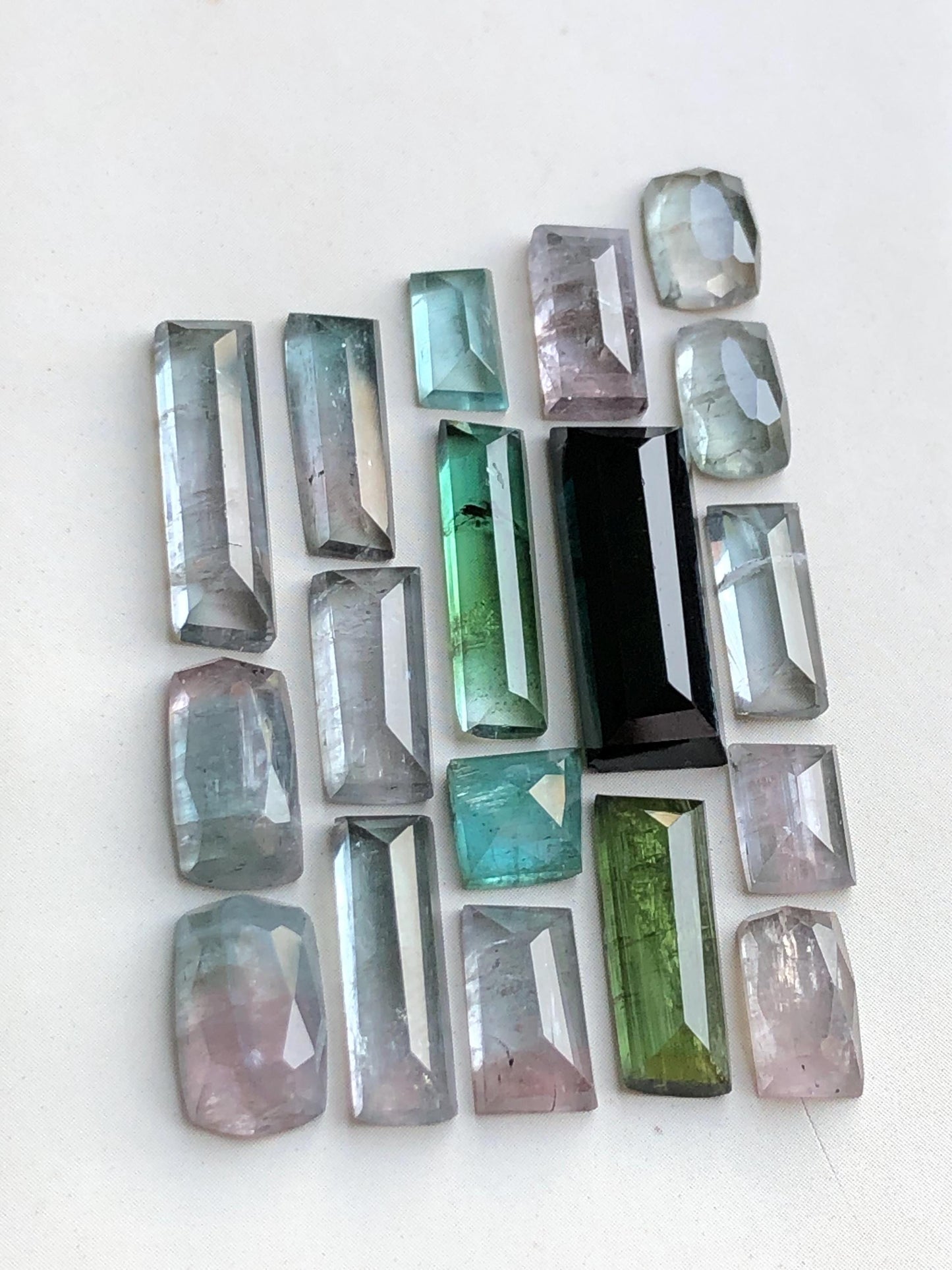 36 carats tourmaline rose cuts lot origin Afghanistan kunar mine