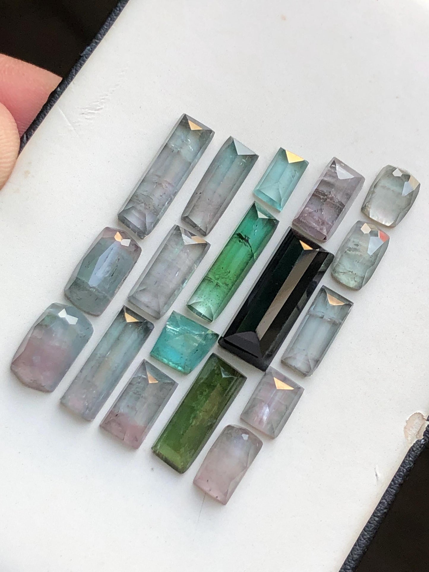 36 carats tourmaline rose cuts lot origin Afghanistan kunar mine