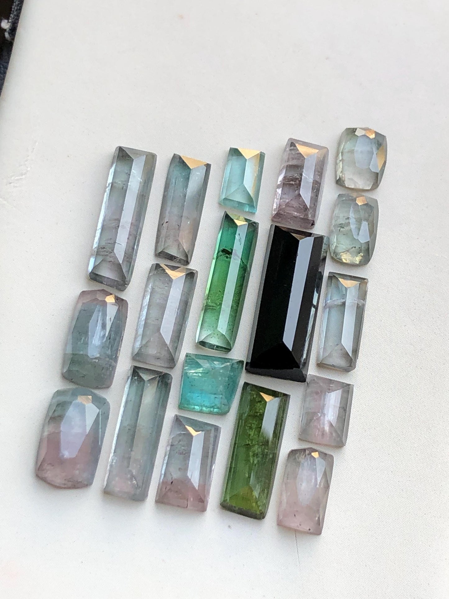 36 carats tourmaline rose cuts lot origin Afghanistan kunar mine