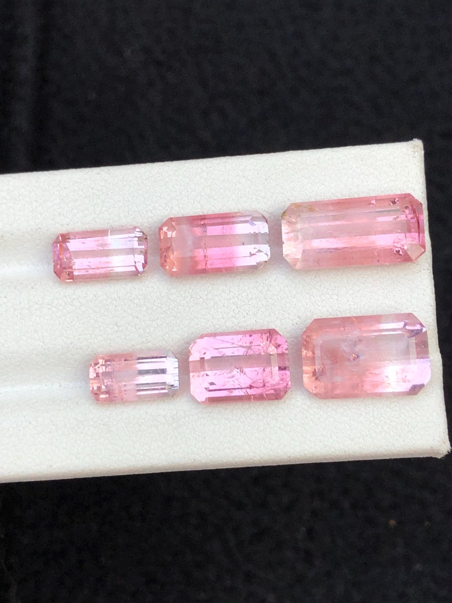 22.25 carats Bi colour faceted tourmaline