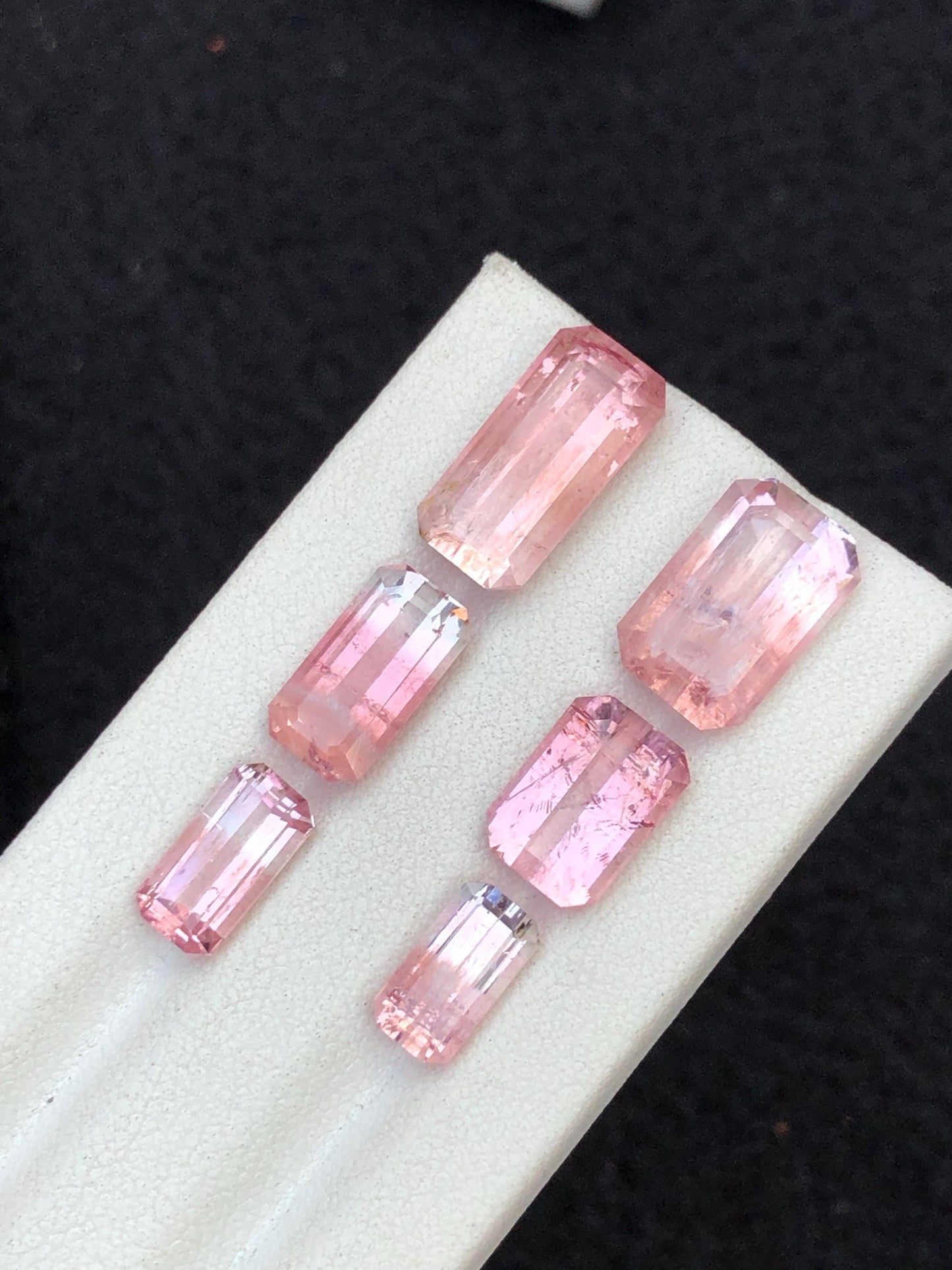 22.25 carats Bi colour faceted tourmaline