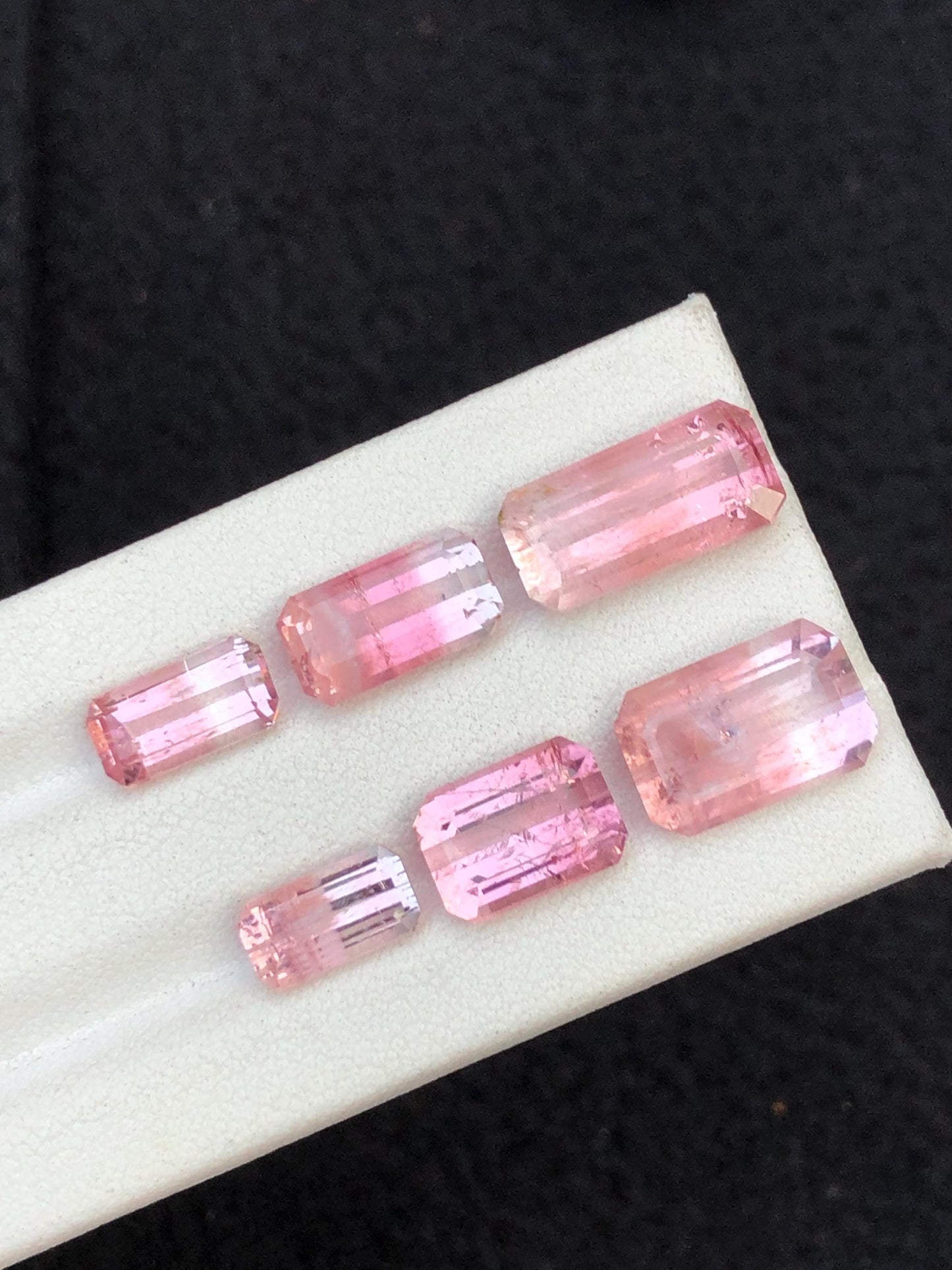 22.25 carats Bi colour faceted tourmaline